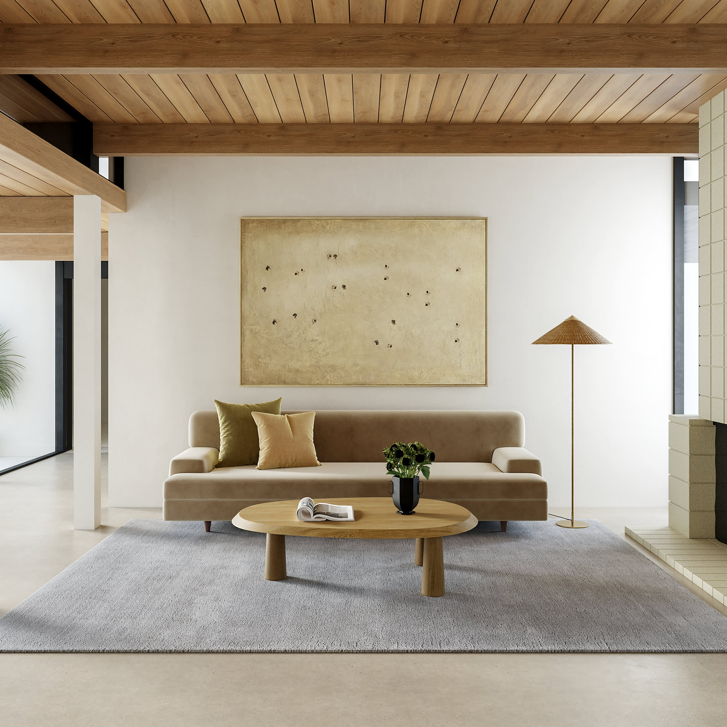 Roan New Zealand Wool Rug | Grey - Image 5