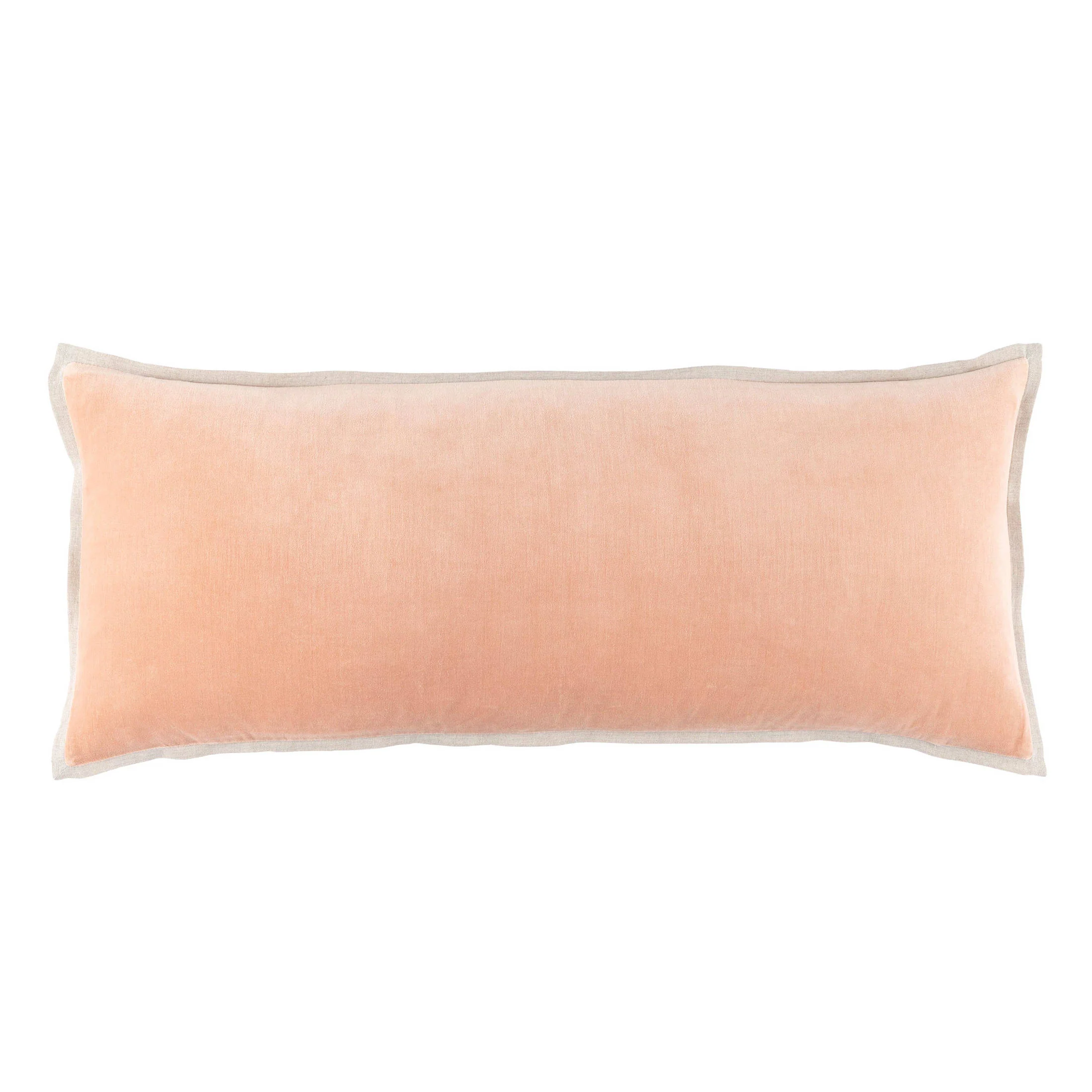 Gehry Velvet/Linen Decorative Pillow Cover | Nude - Image 3