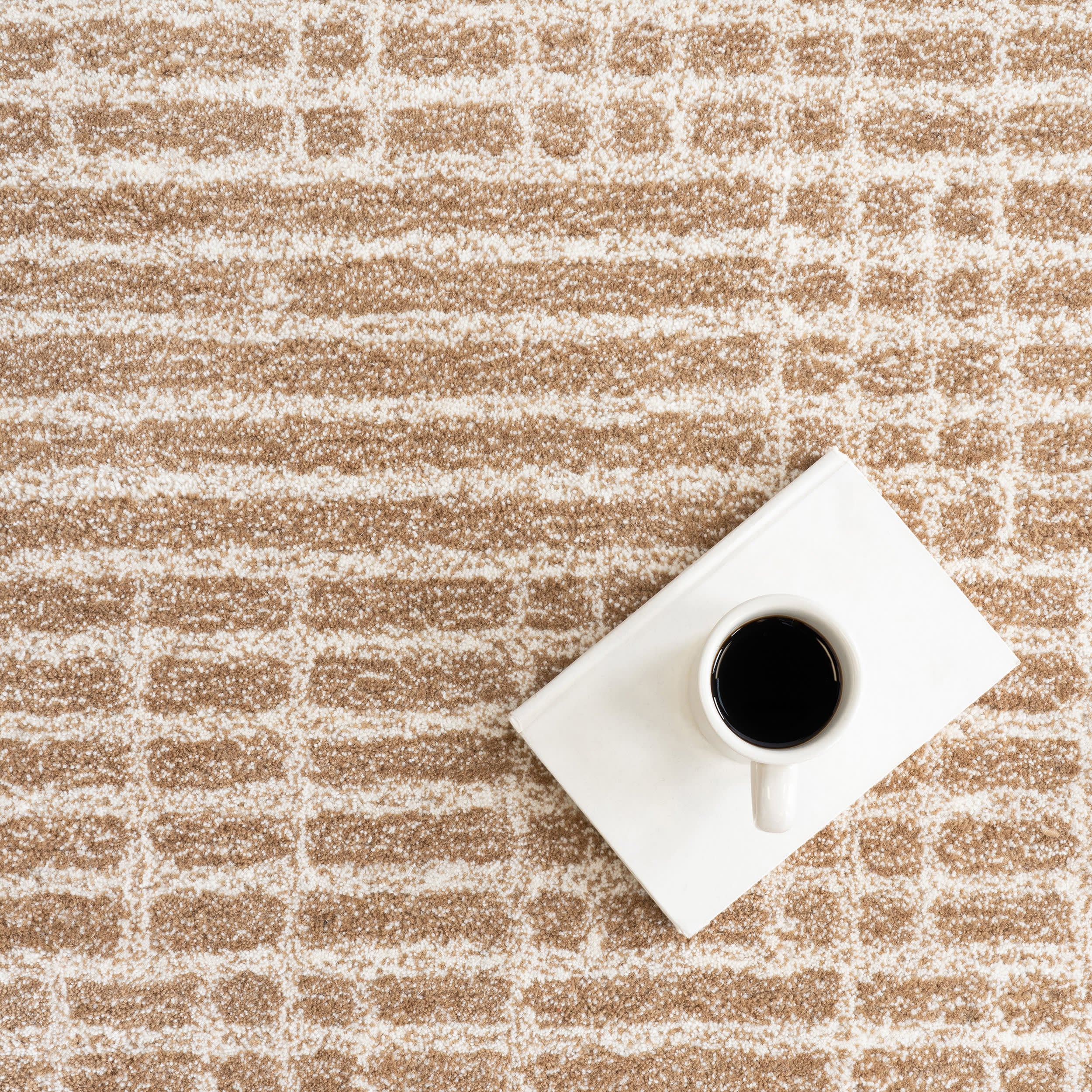 Nira Hand Tufted Wool Rug | Beige - Image 9
