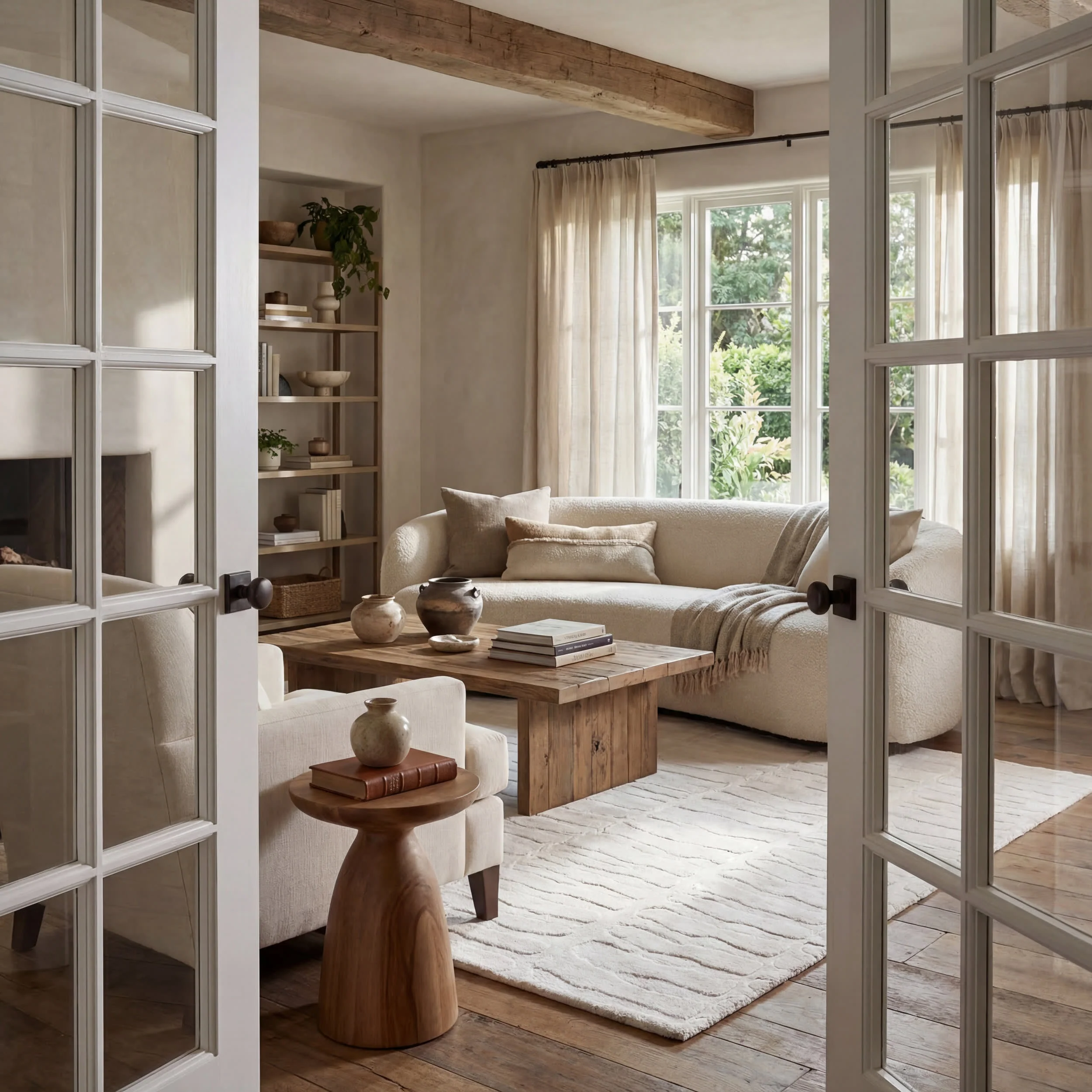 Noelle Cloud Washable Rug | Off White - Image 9