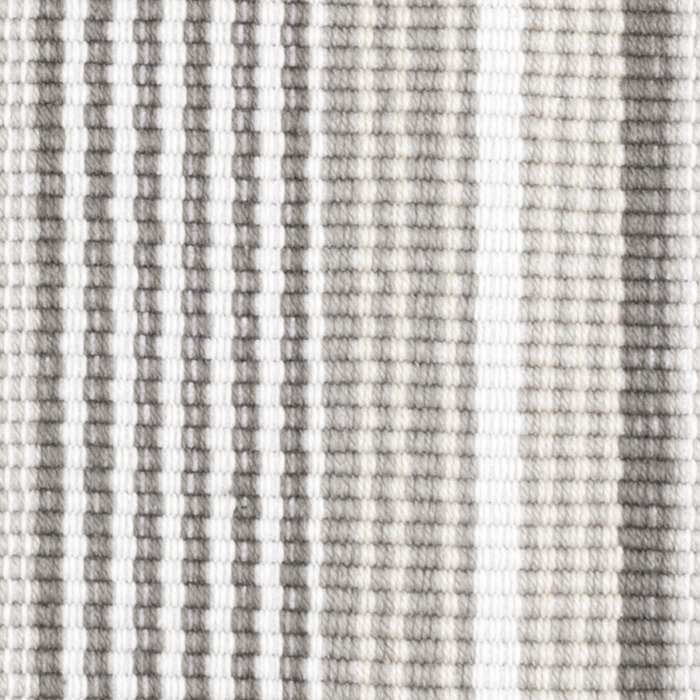 Gradation Ticking Handwoven Indoor/Outdoor Custom Rug Swatch | Grey