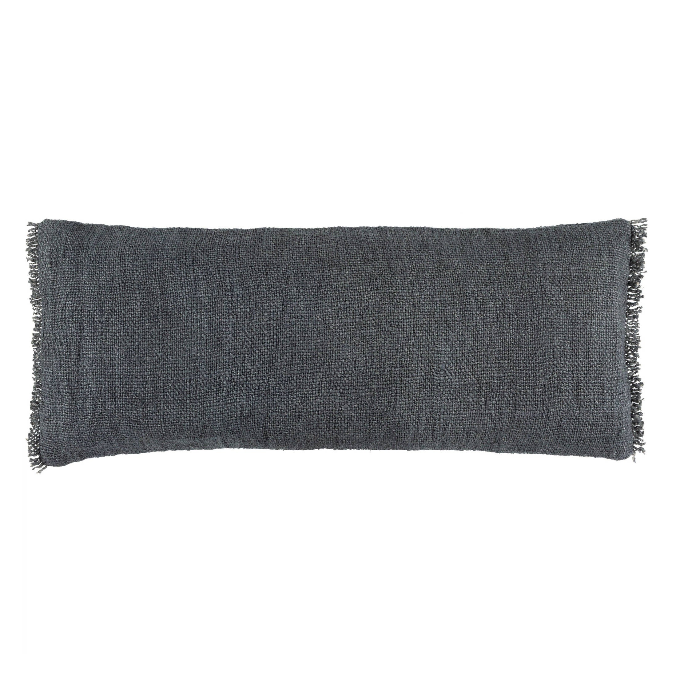 Griffin Linen Decorative Pillow Cover | Granite - Image 3