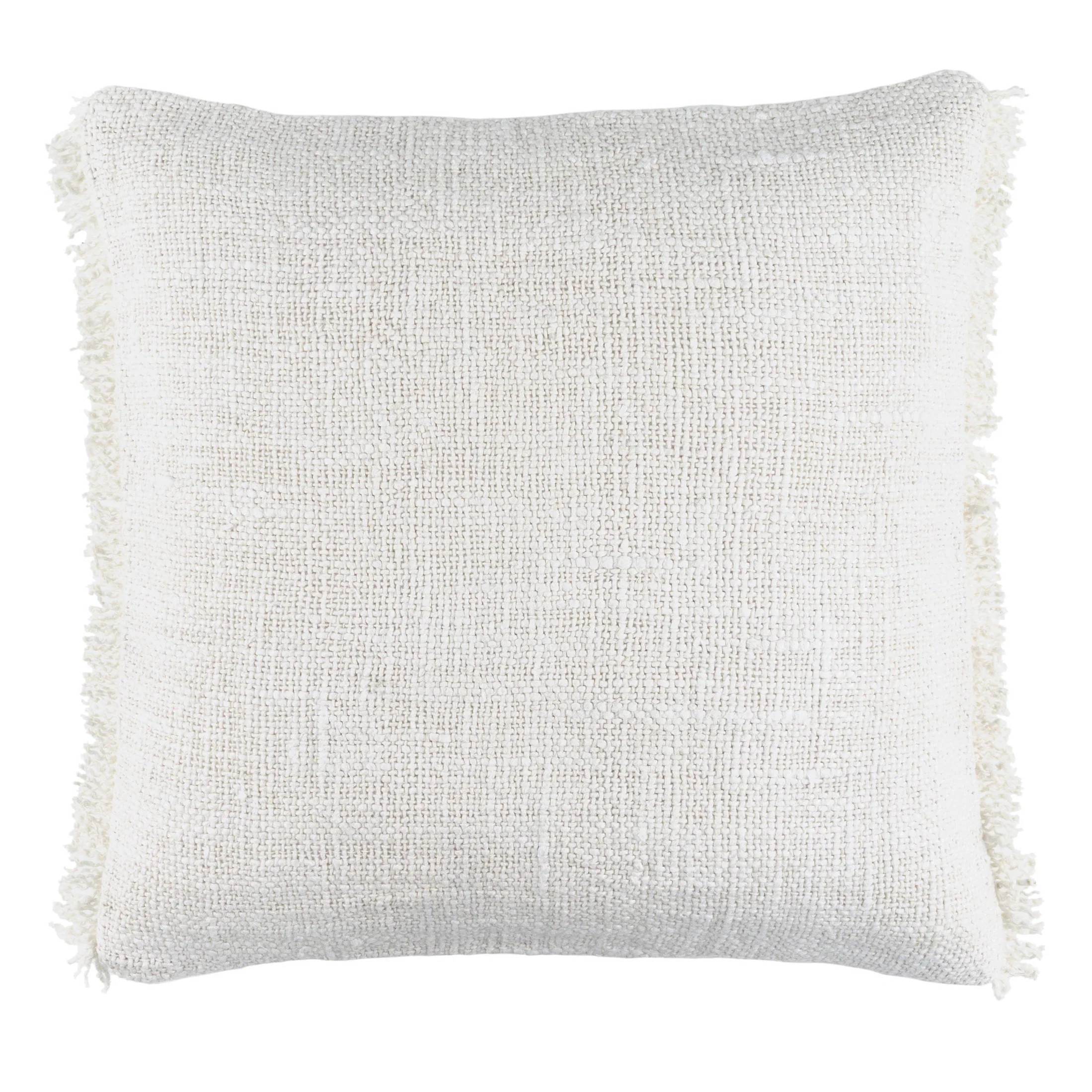 Griffin Linen Decorative Pillow Cover | Ivory - Image 4