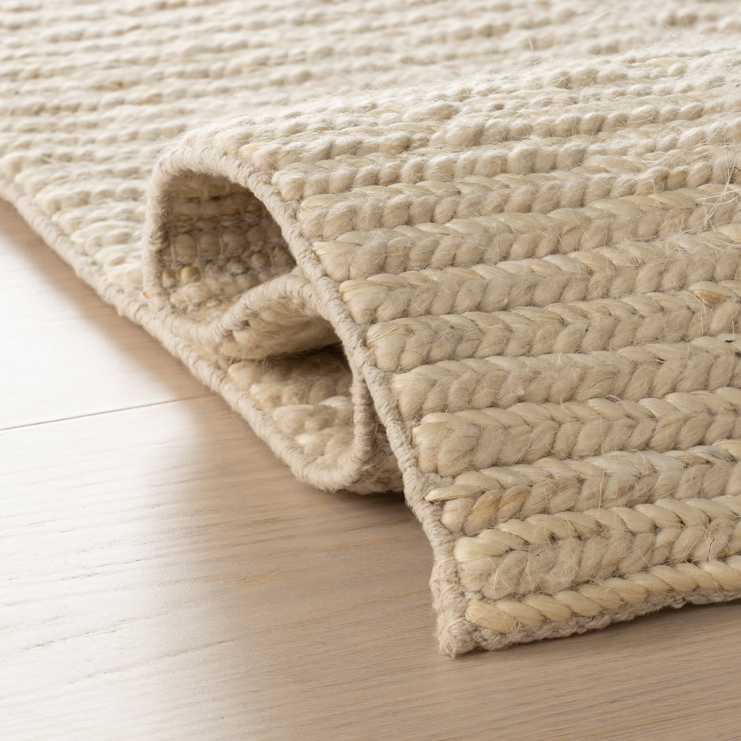 Hades Soumak Jute Rug | Ivory - Image 6