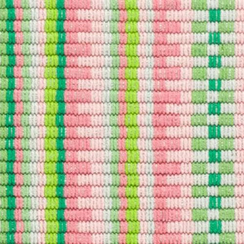 Hannah Handwoven Cotton Rug Swatch | Watermelon