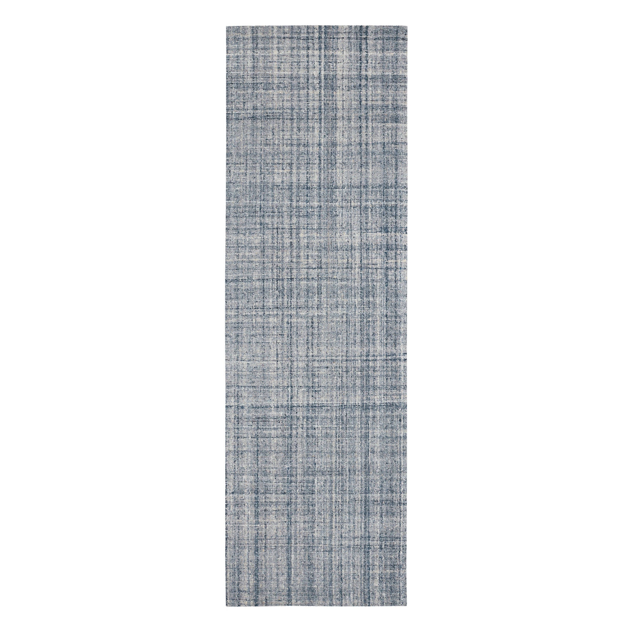 Harris Hand Micro Hooked Wool Rug | Blue/Ivory - Image 2