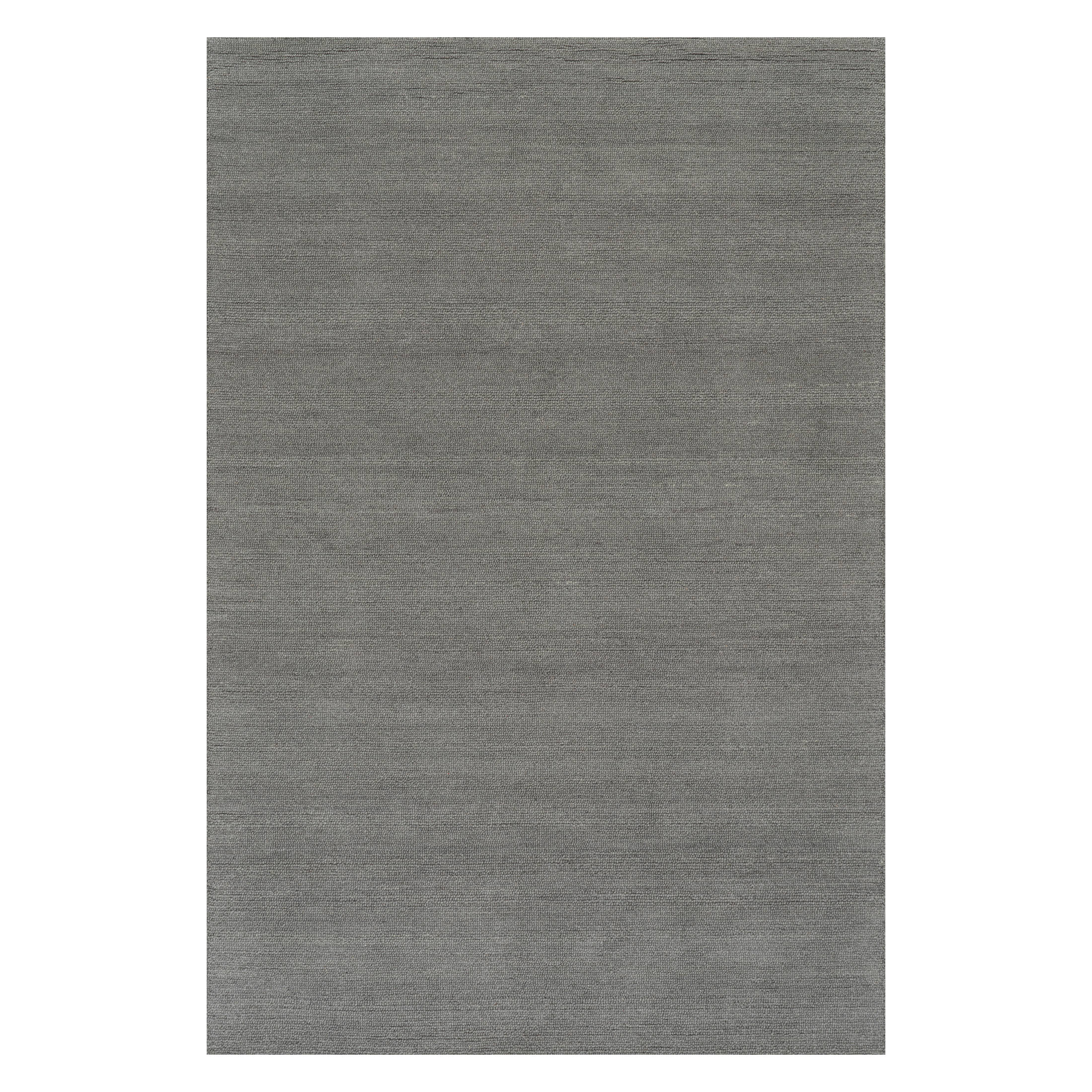Hollis Solid Wool Rug by Nate Berkus | Grey
