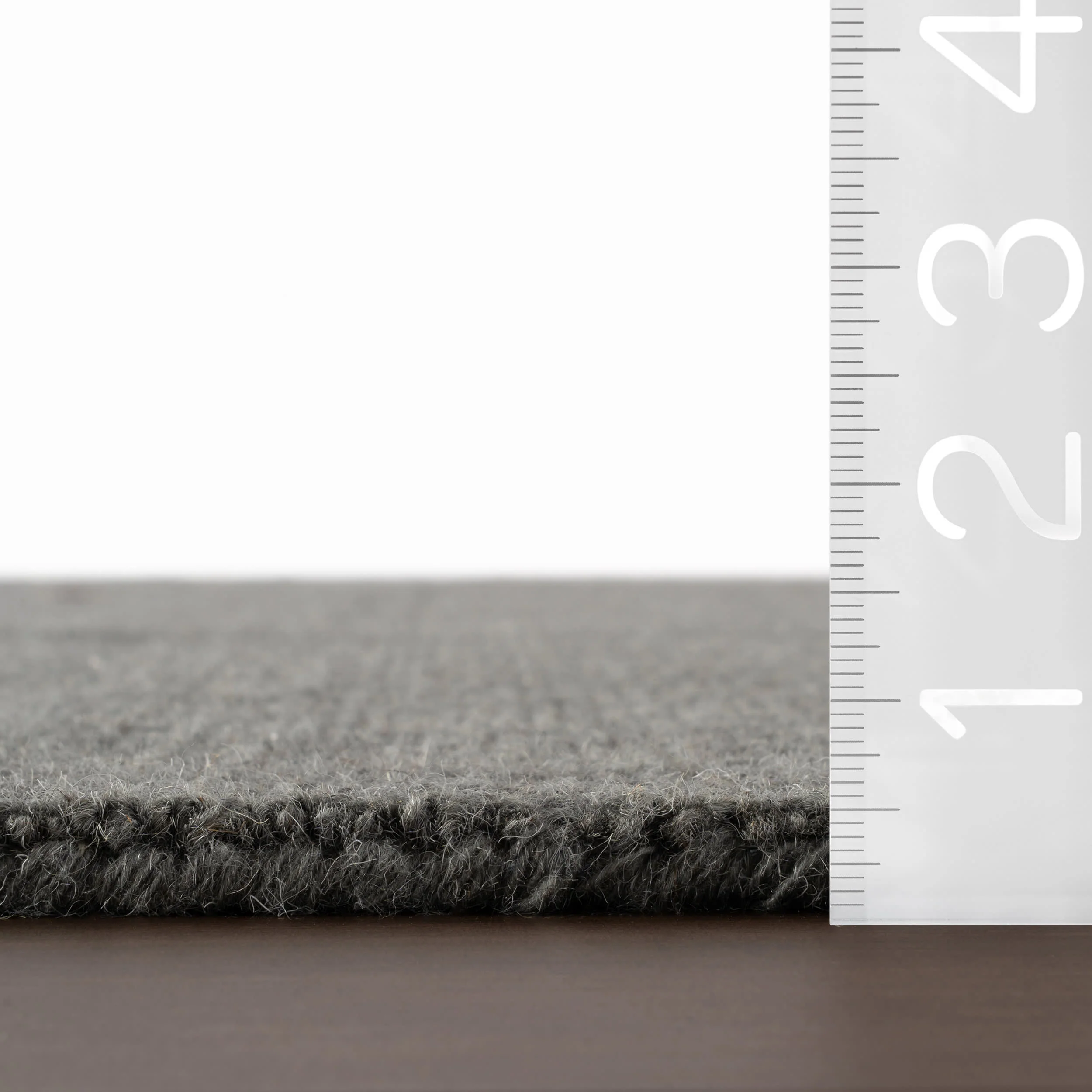 Hollis Solid Wool Rug by Nate Berkus | Grey - Image 6