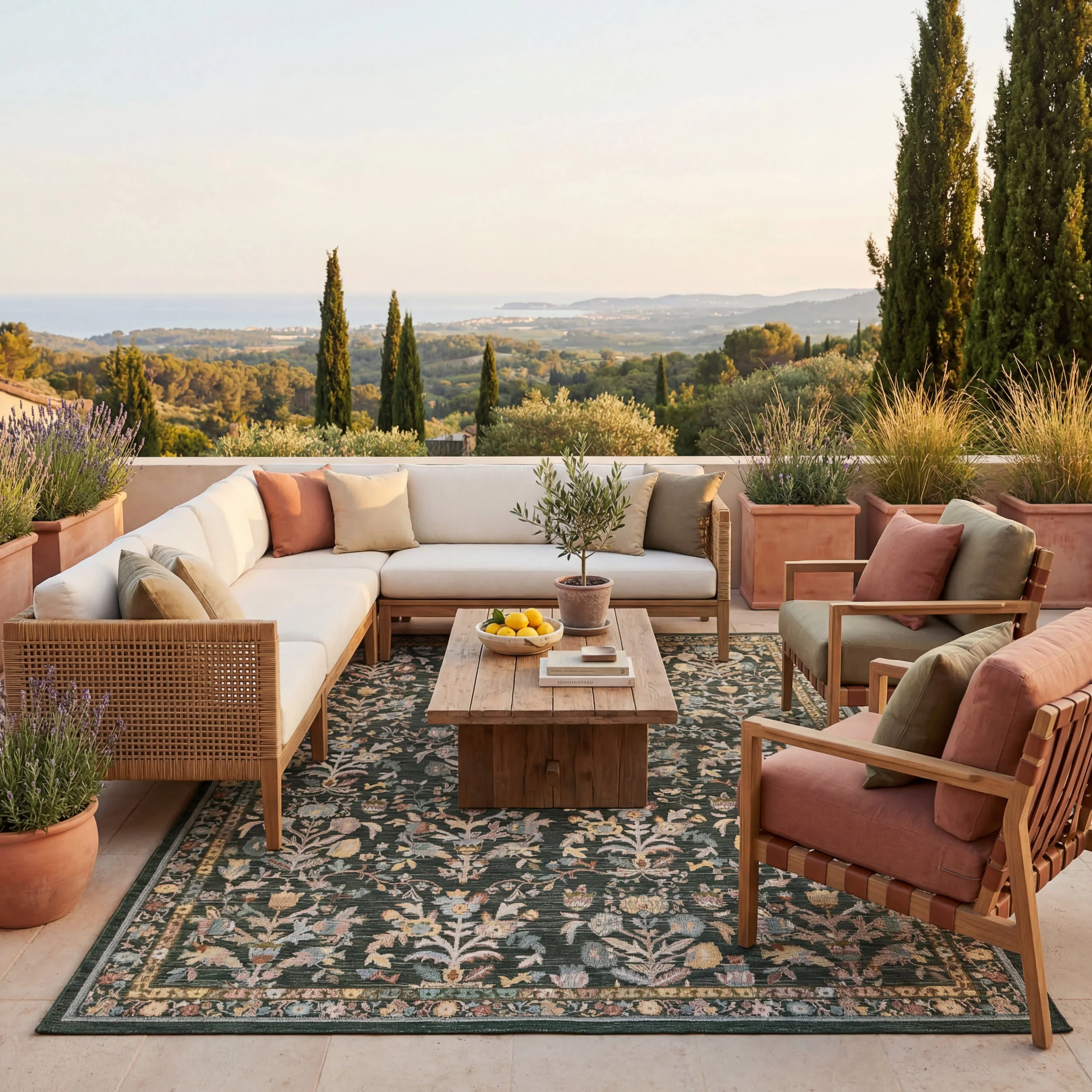 Inkrose Indoor/Outdoor Rug | Green - Image 2
