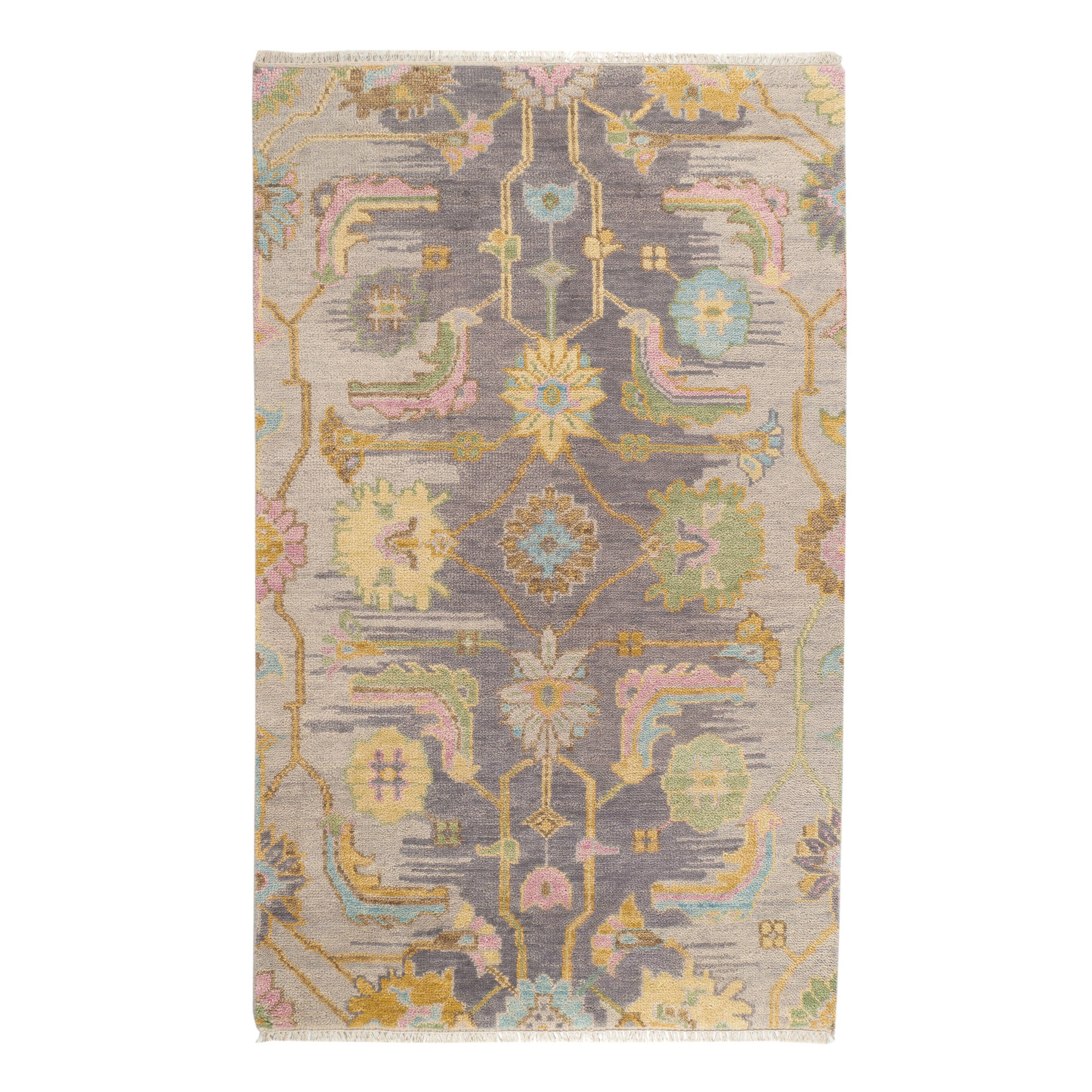 Iris Hand Knotted Wool Rug | Multi