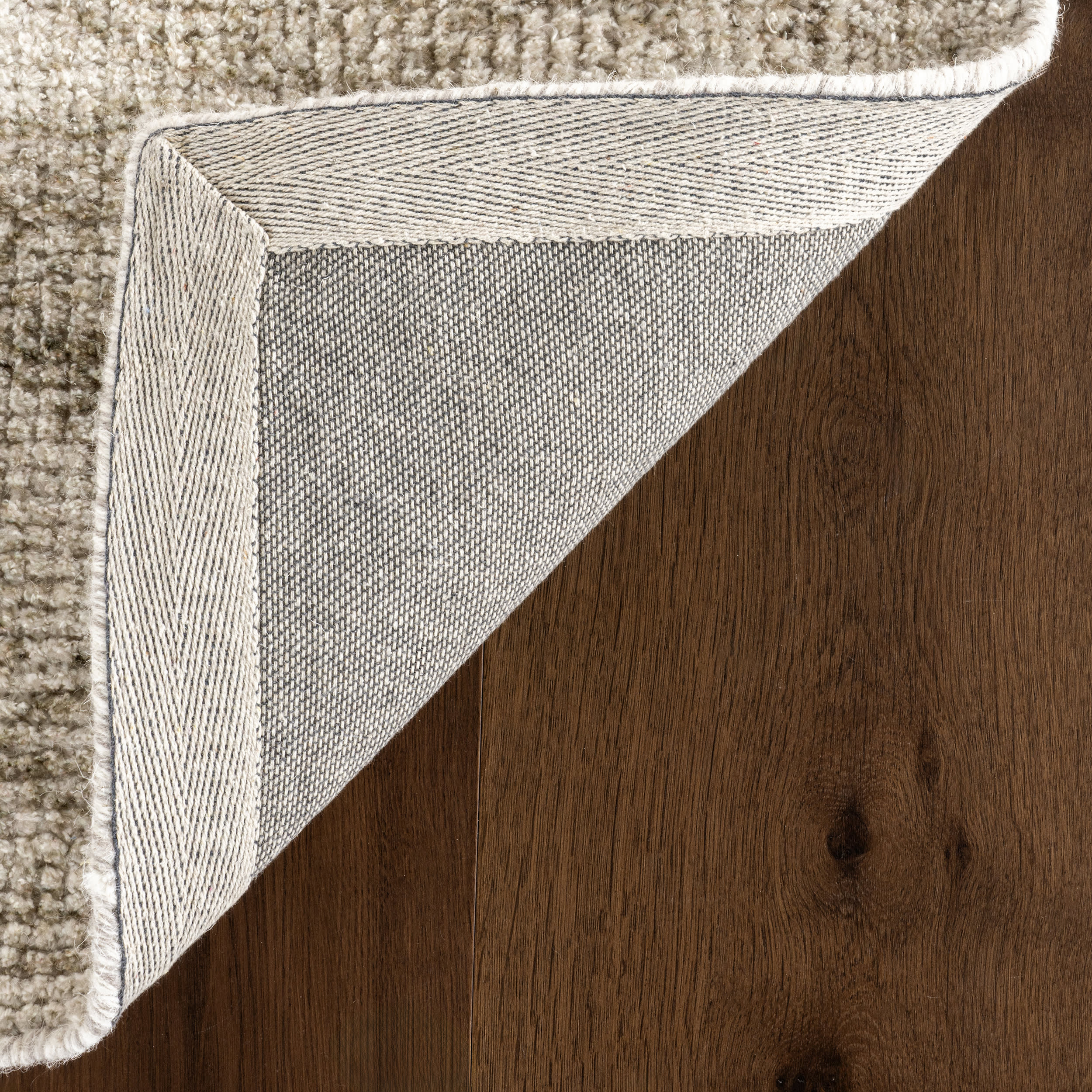 Istanbul Hand Tufted Ornate Border Wool-Blend Rug | Beige - Image 5