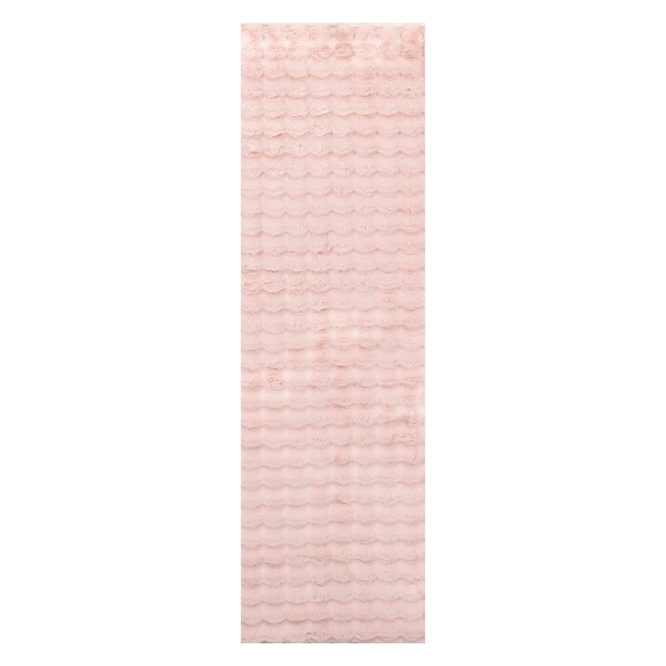 Katy Checkered Cloud Washable Rug | Blush - Image 2