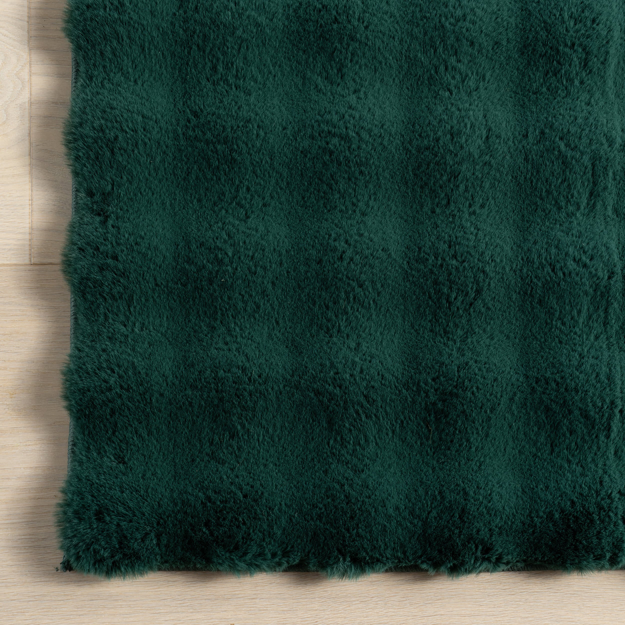 Katy Checkered Cloud Washable Rug | Hunter Green - Image 8