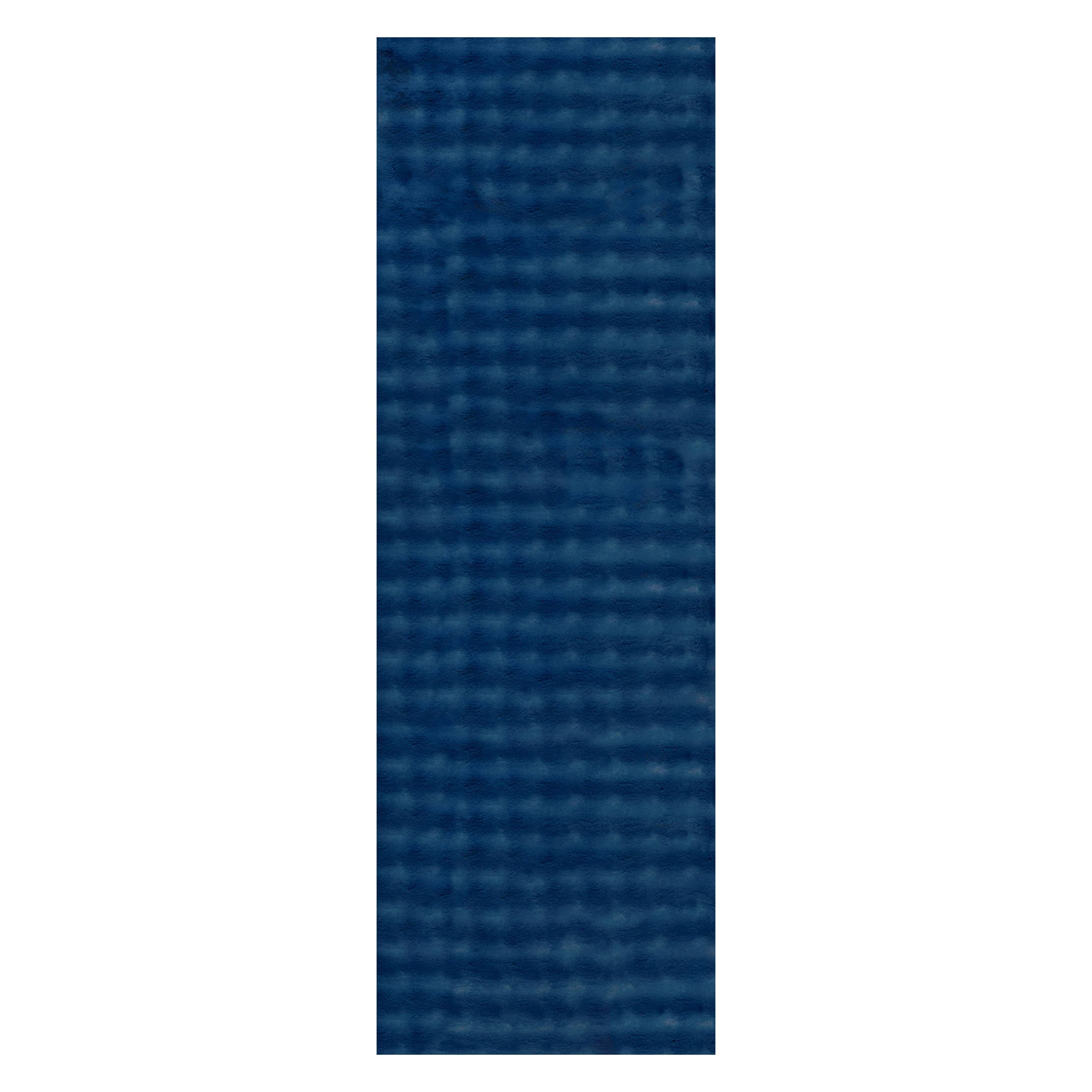Katy Checkered Cloud Washable Rug | Navy - Image 2