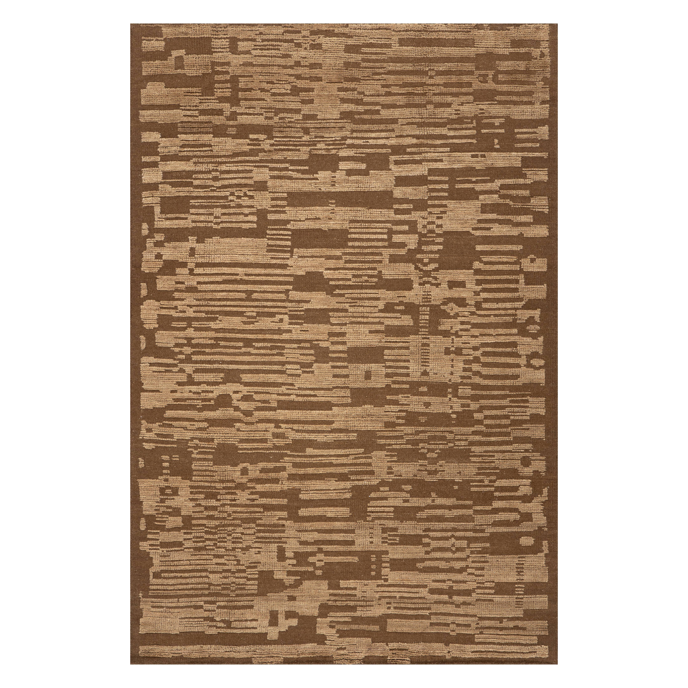 Jex Abstract Bohemian Rug | Brown