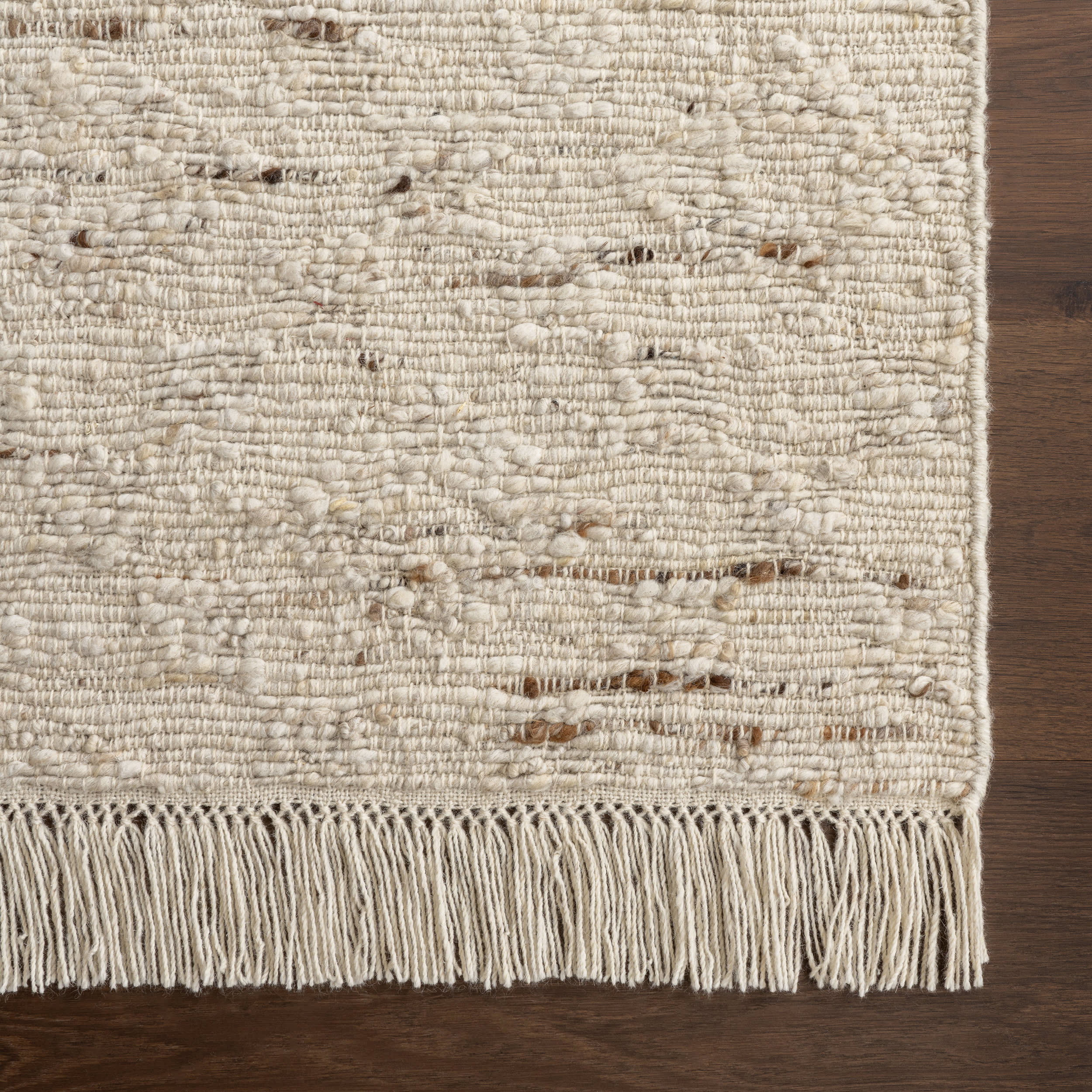 Axis Tasseled Wool Rug | Ivory - Image 6