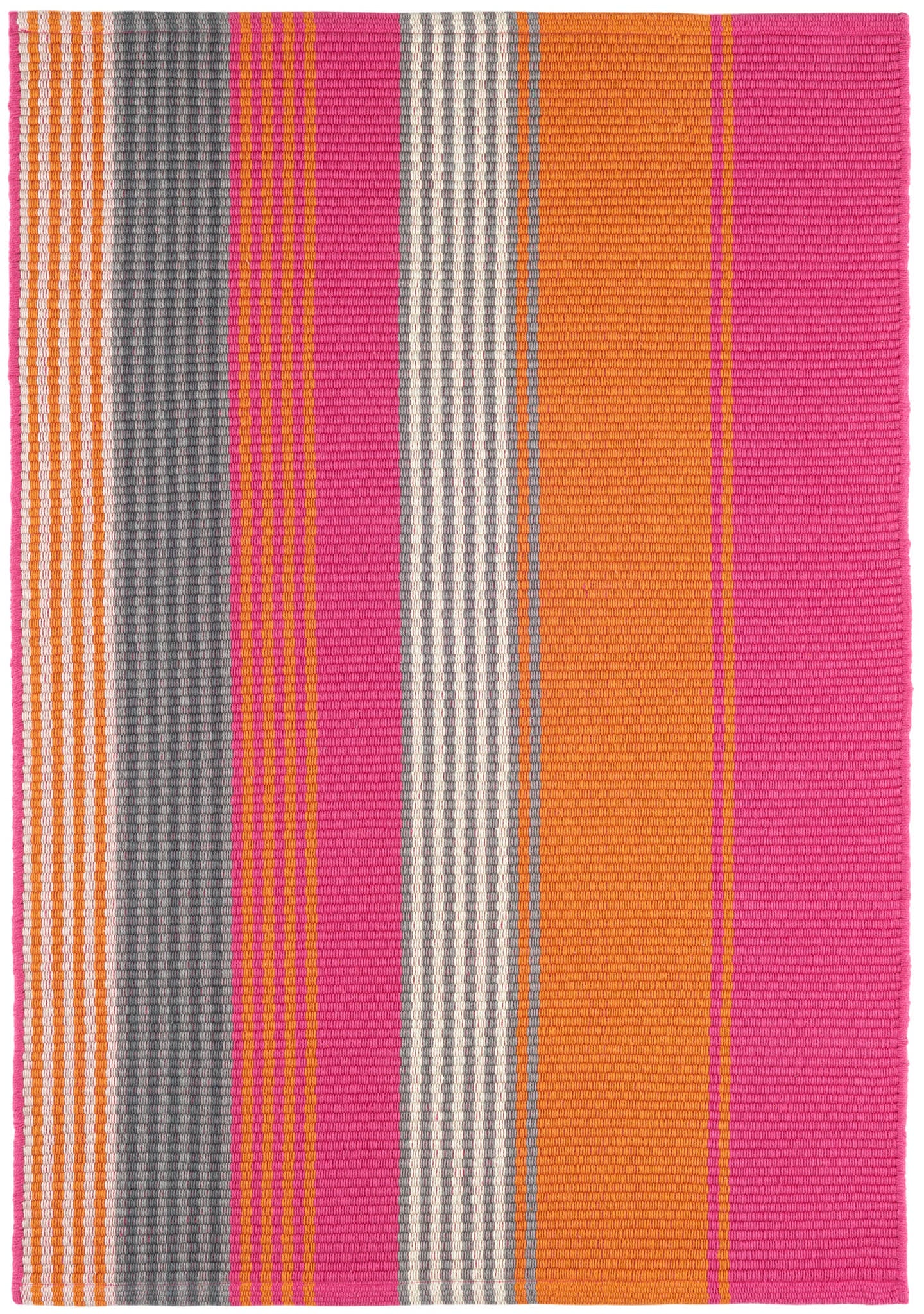 Juliana Stripe Handwoven Cotton Rug Swatch - Image 2