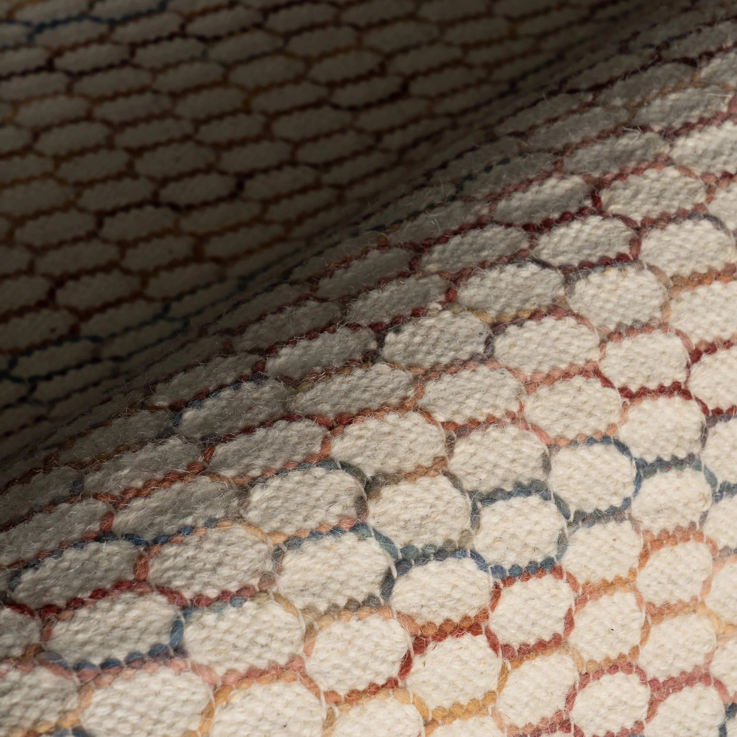 Kaelani Textured Geometric Indoor Rug | Multicolor - Image 6