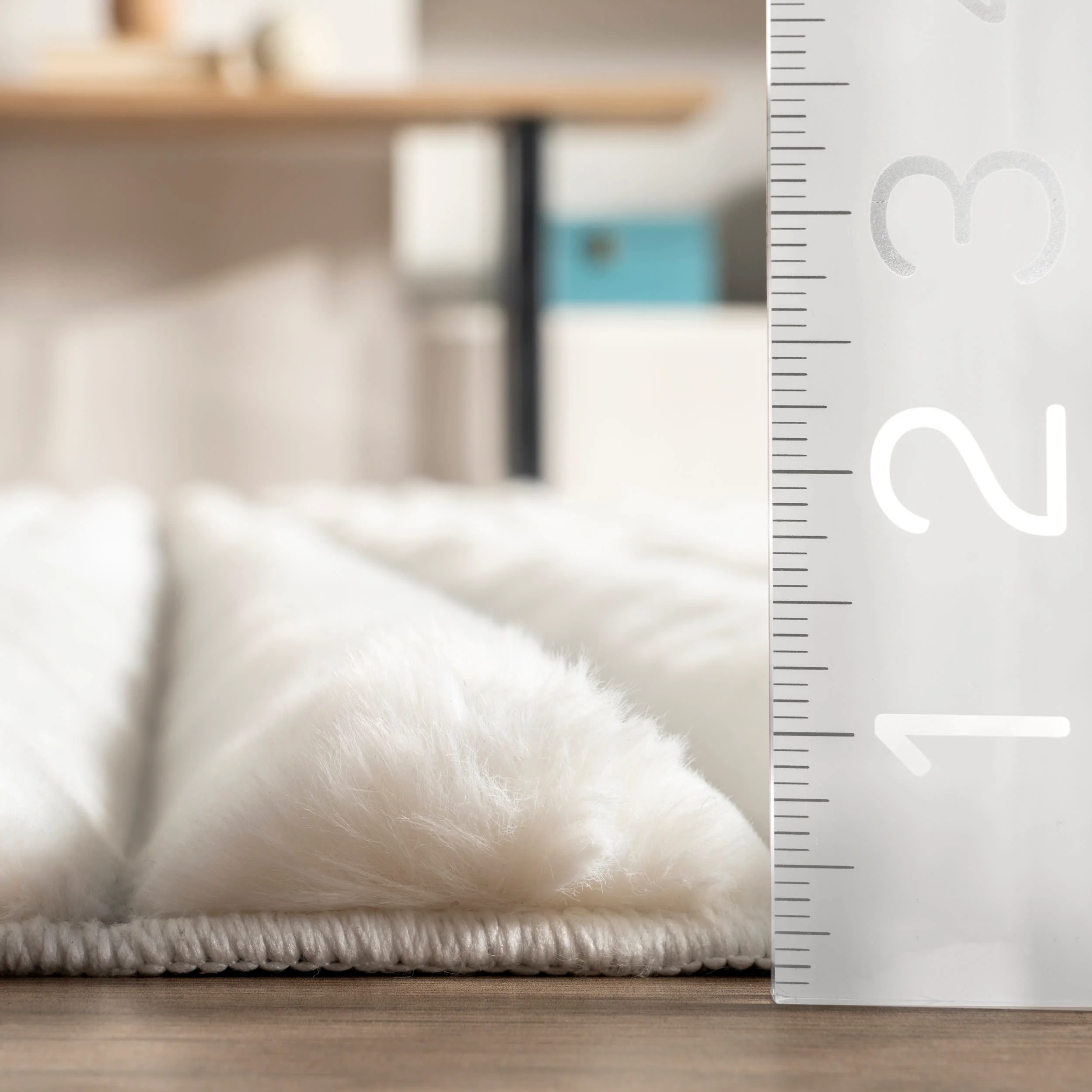 Remy Striped Cloud Washable Rug | Off White - Image 6