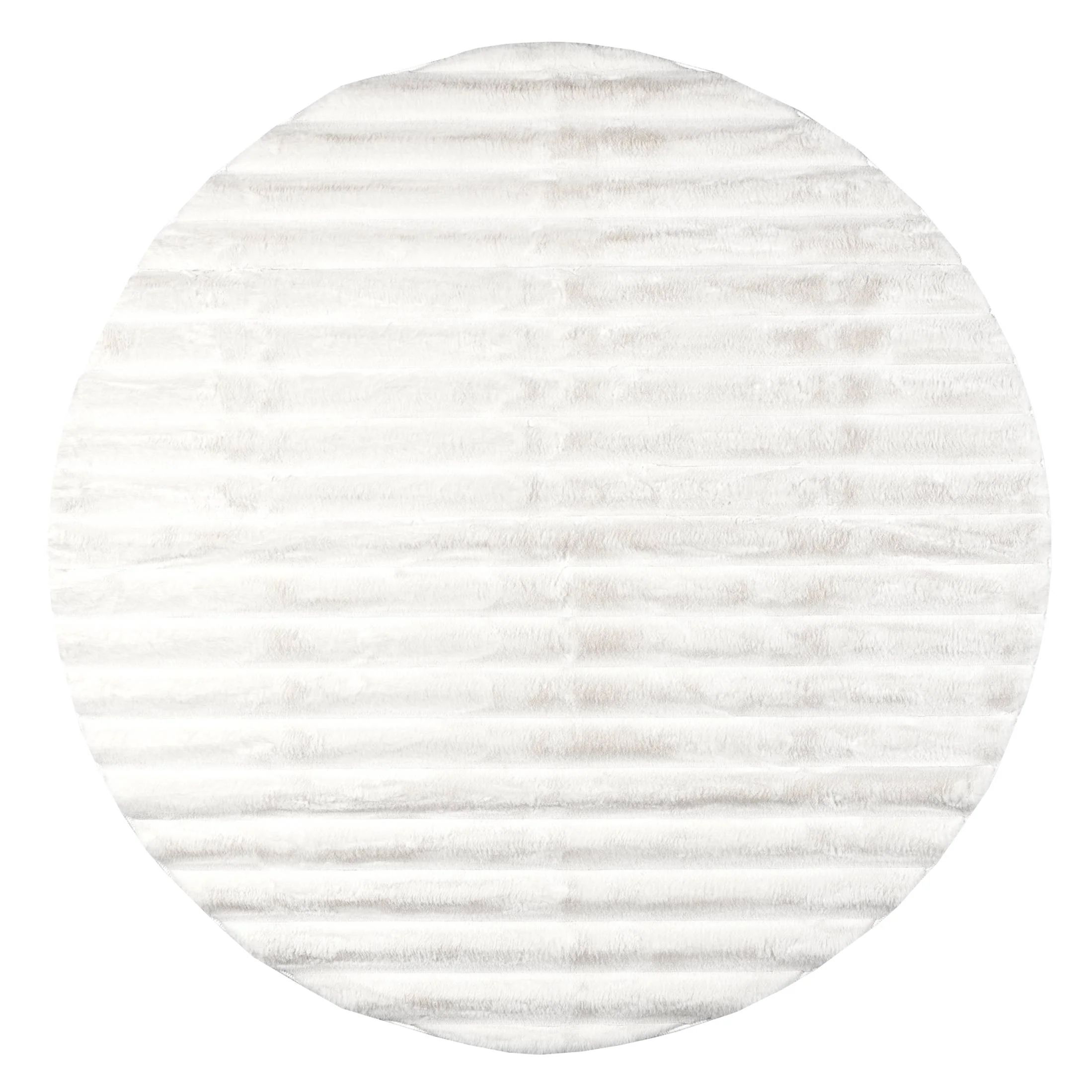 Remy Striped Cloud Washable Rug | Off White - Image 2