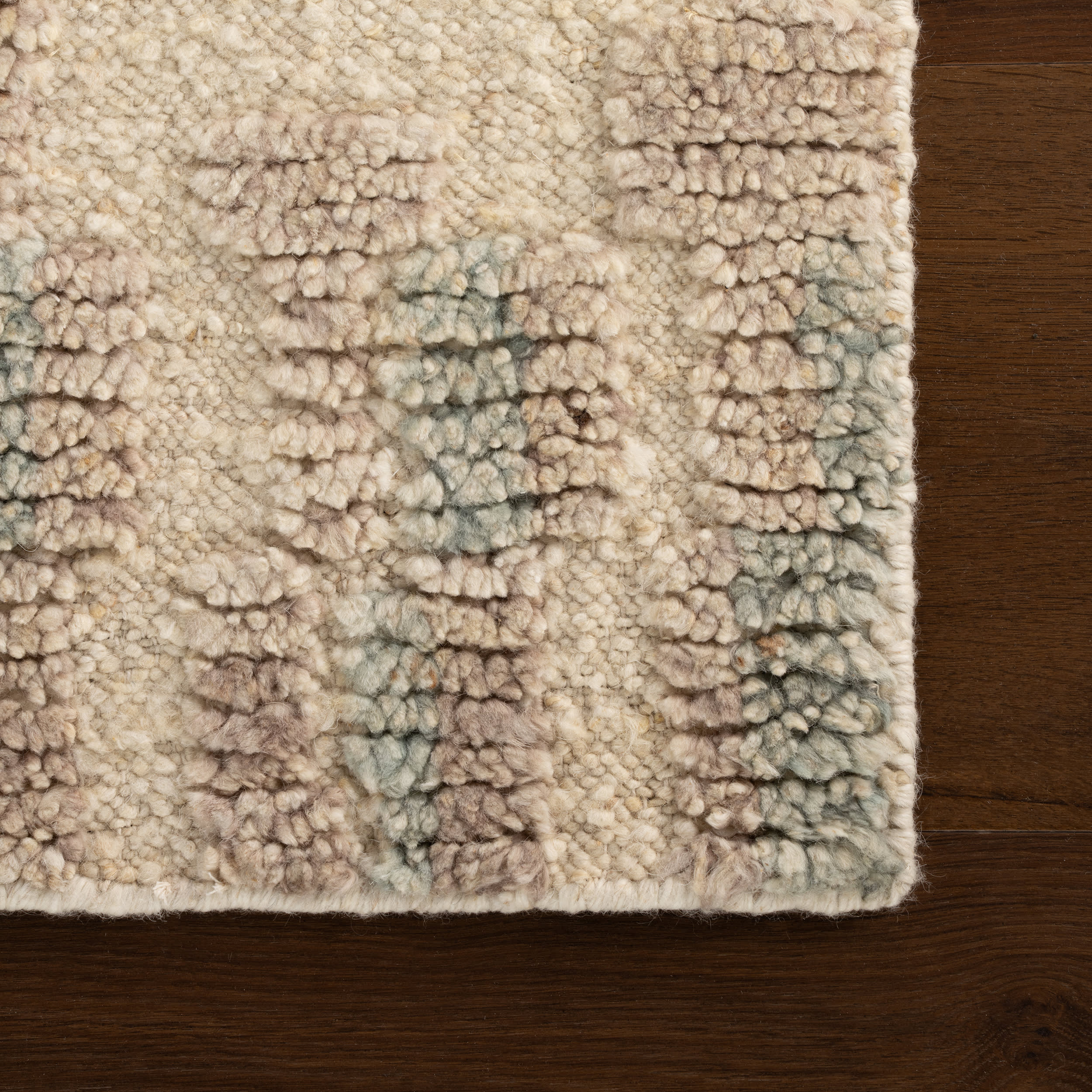 Lalita Abstract Bohemian Rug | Teal - Image 3