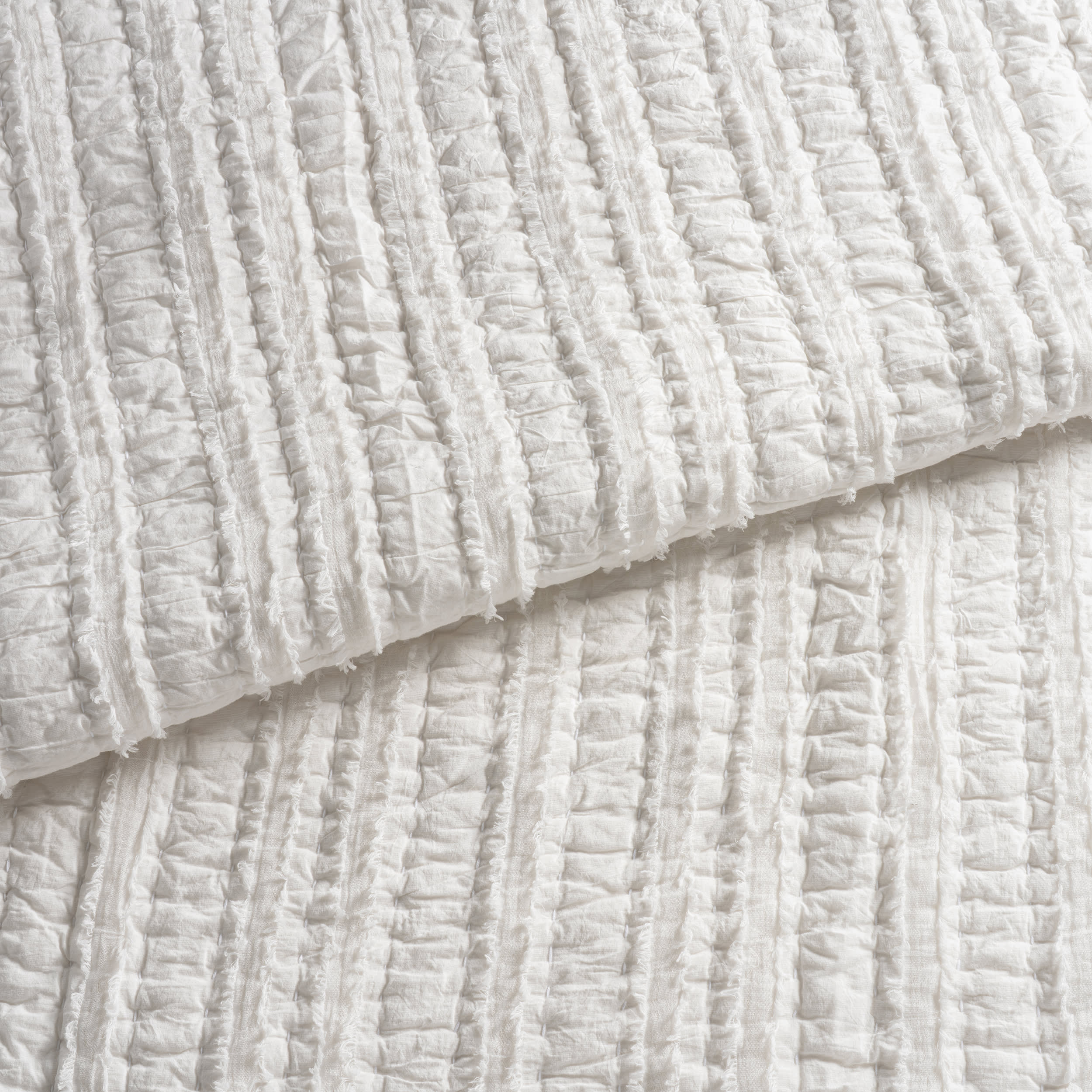 Lettie Voile Quilt | Ivory - Image 3