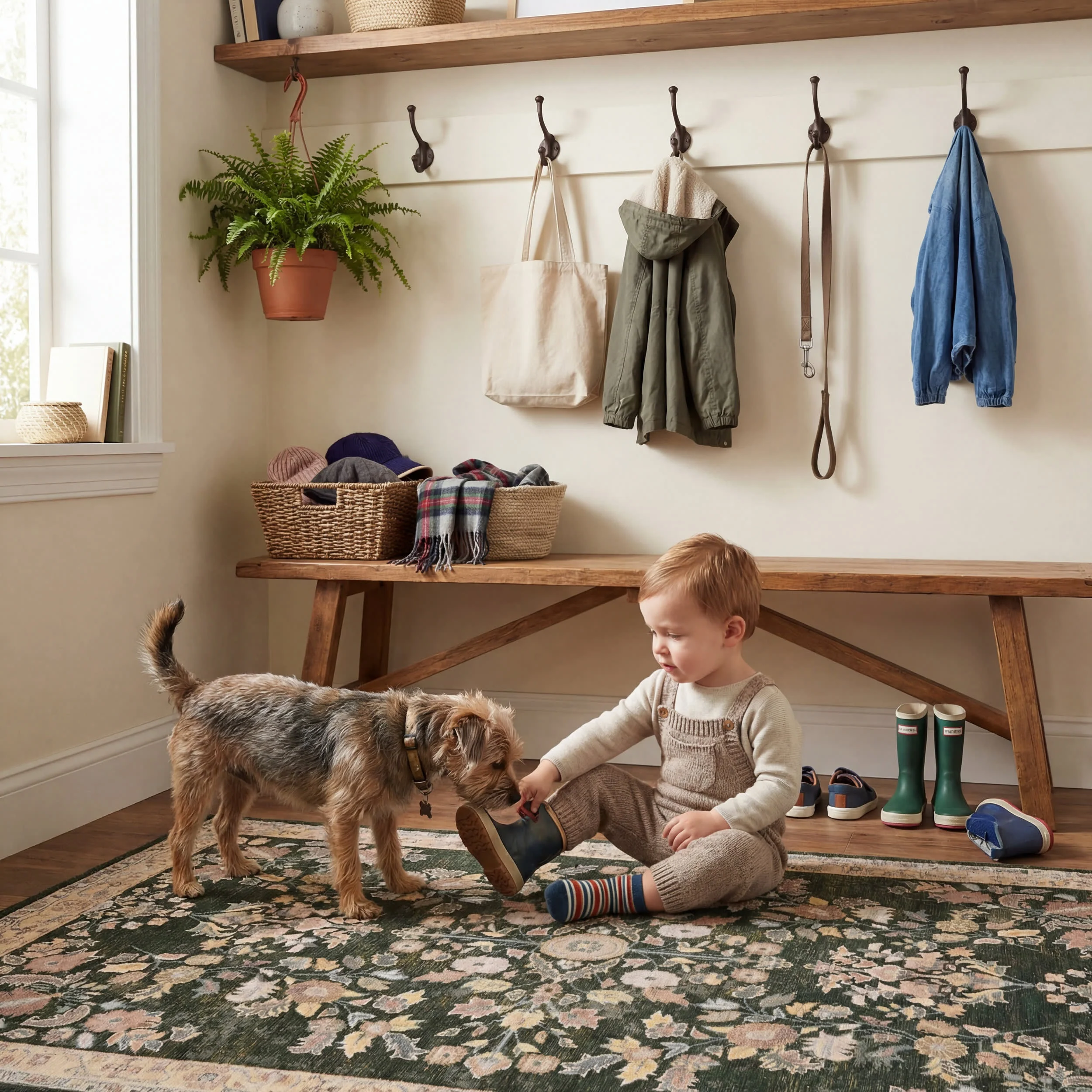 Olivejune Indoor/Outdoor Rug | Green - Image 9