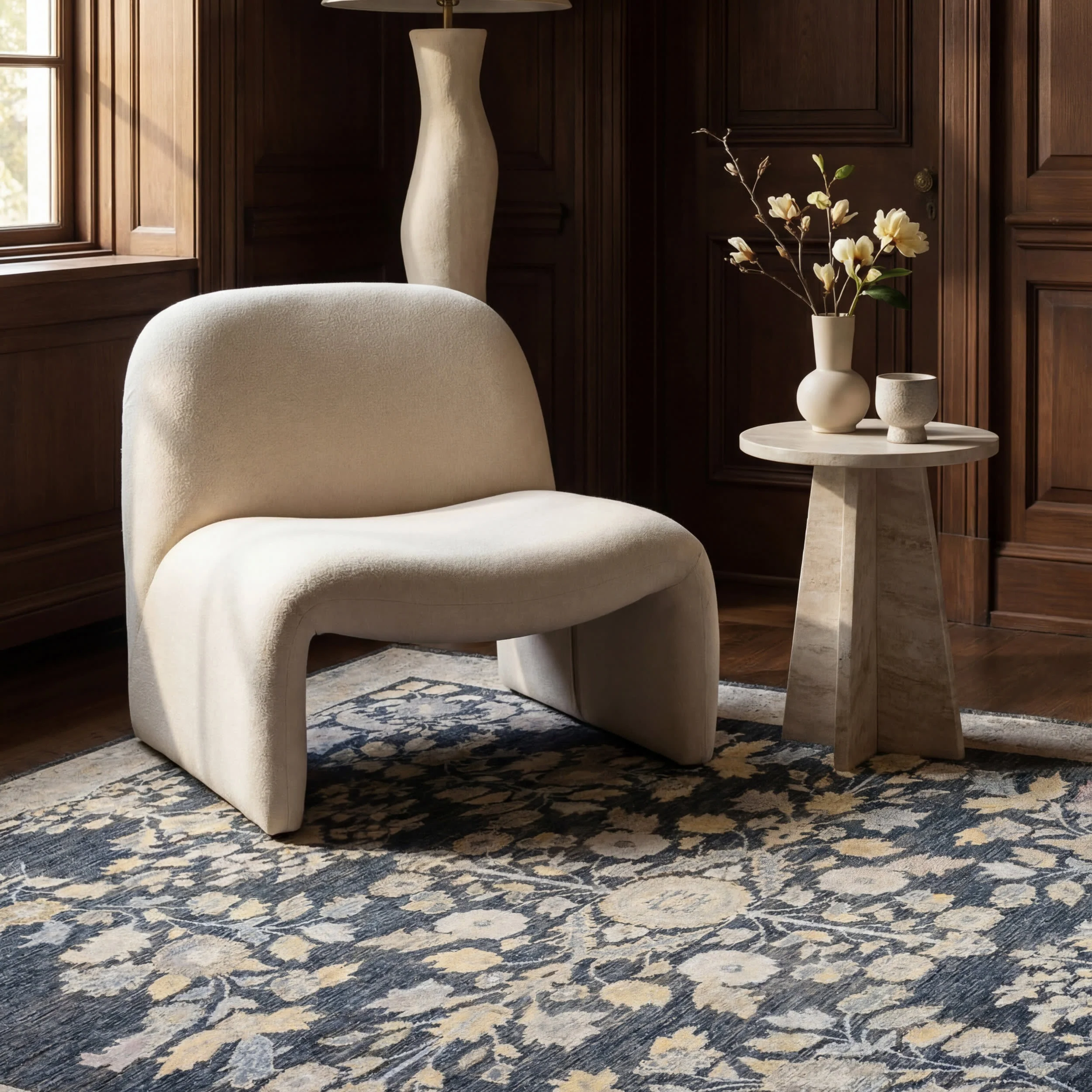 Olivejune Indoor/Outdoor Rug | Navy - Image 7
