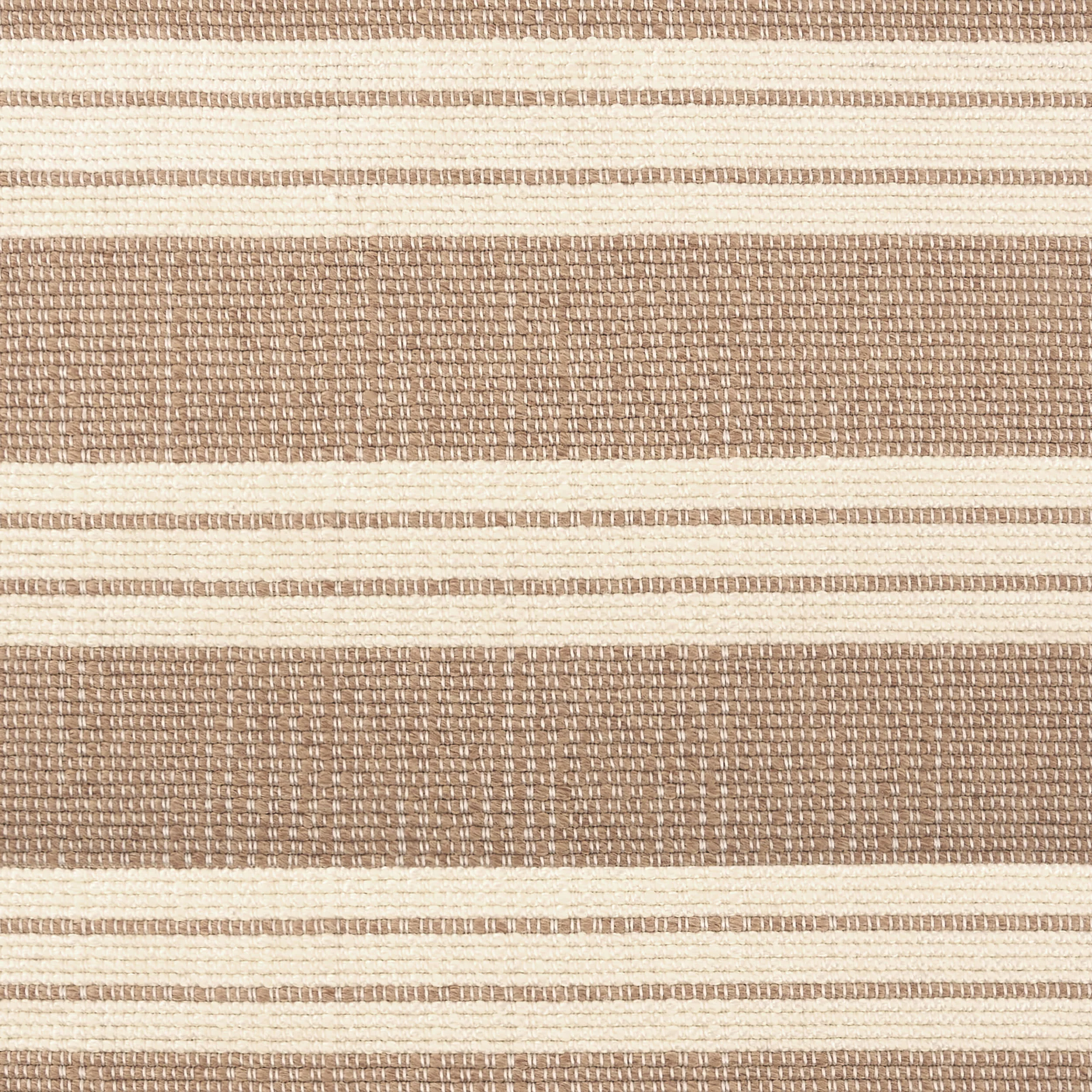 Meredith Wide Striped Indoor/Outdoor Custom Rug Swatch | Natural