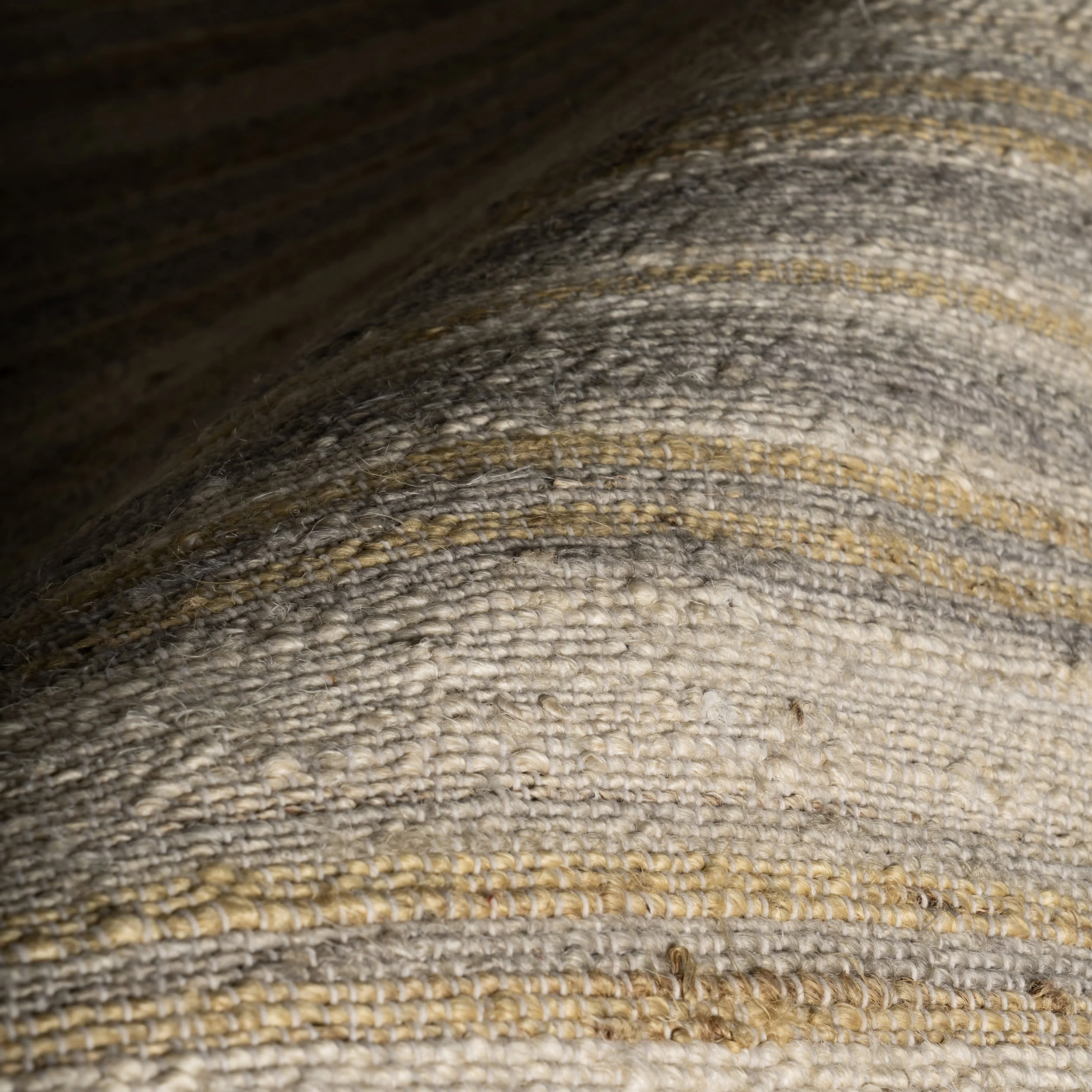 Marn Striped Handmade Jute Rug | Sand - Image 7