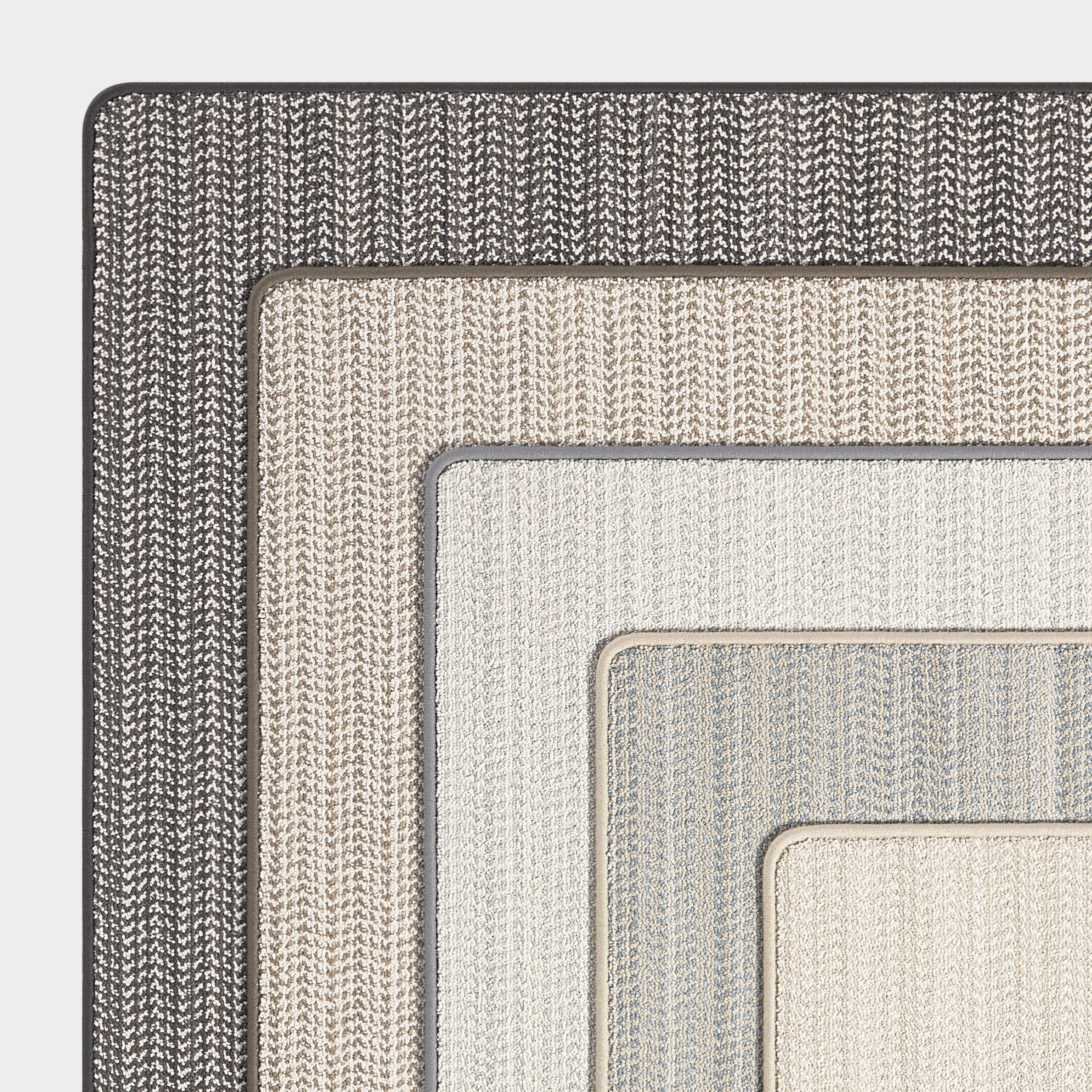 Martin Micro-Chevron Custom Rug | Light Brown - Image 5