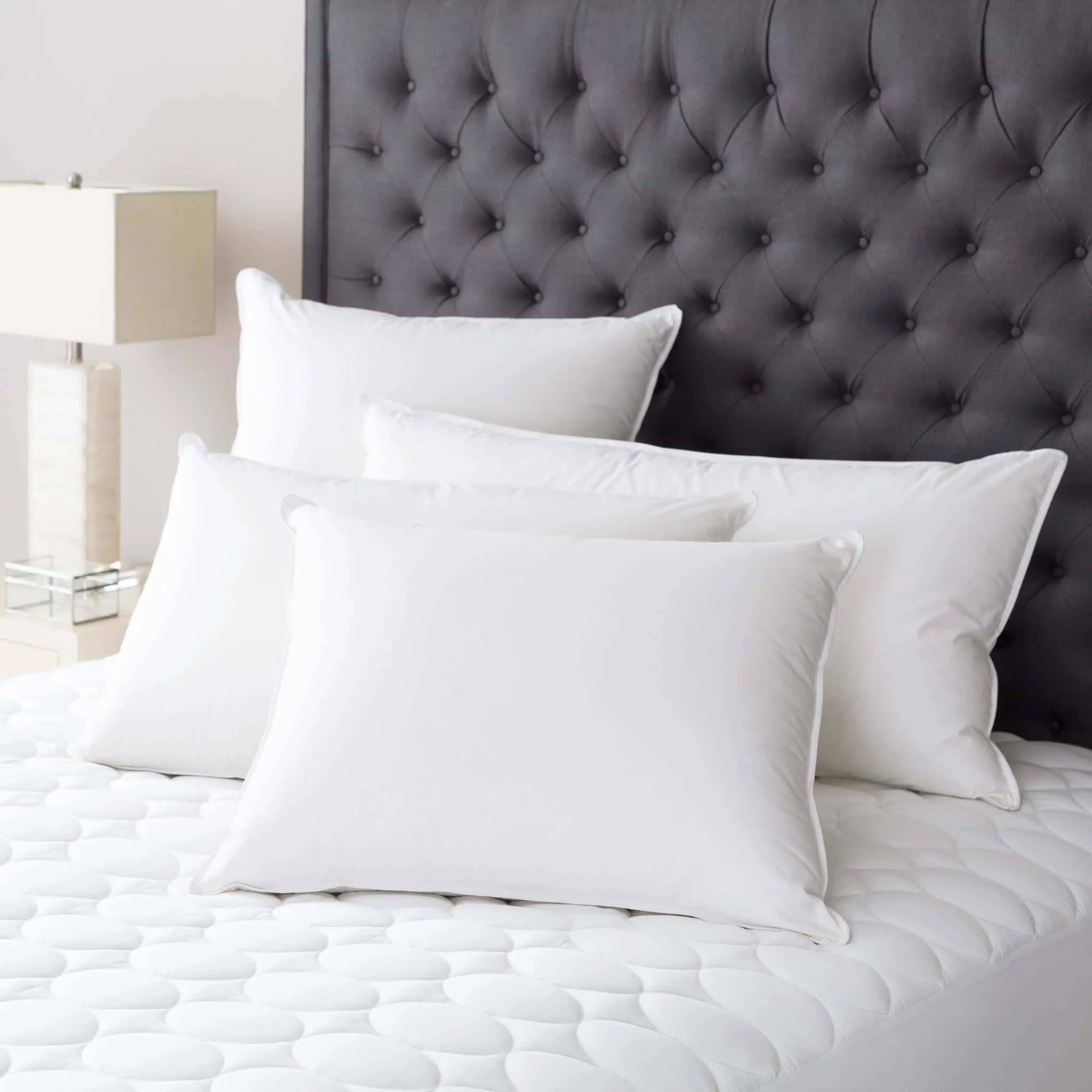 Meditation Down Pillow Firm | White