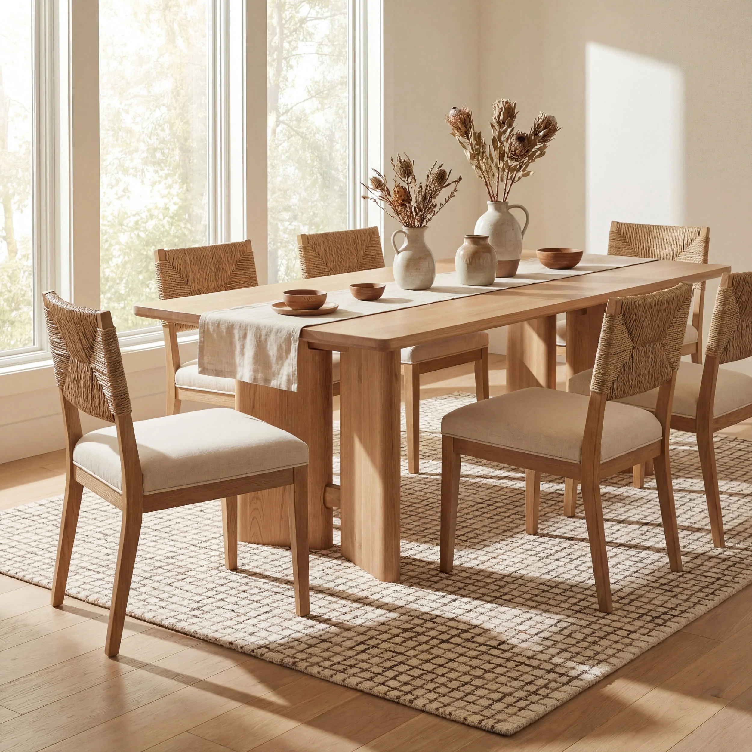 Clayborne Hand Tufted Wool Rug | Cream - Image 4