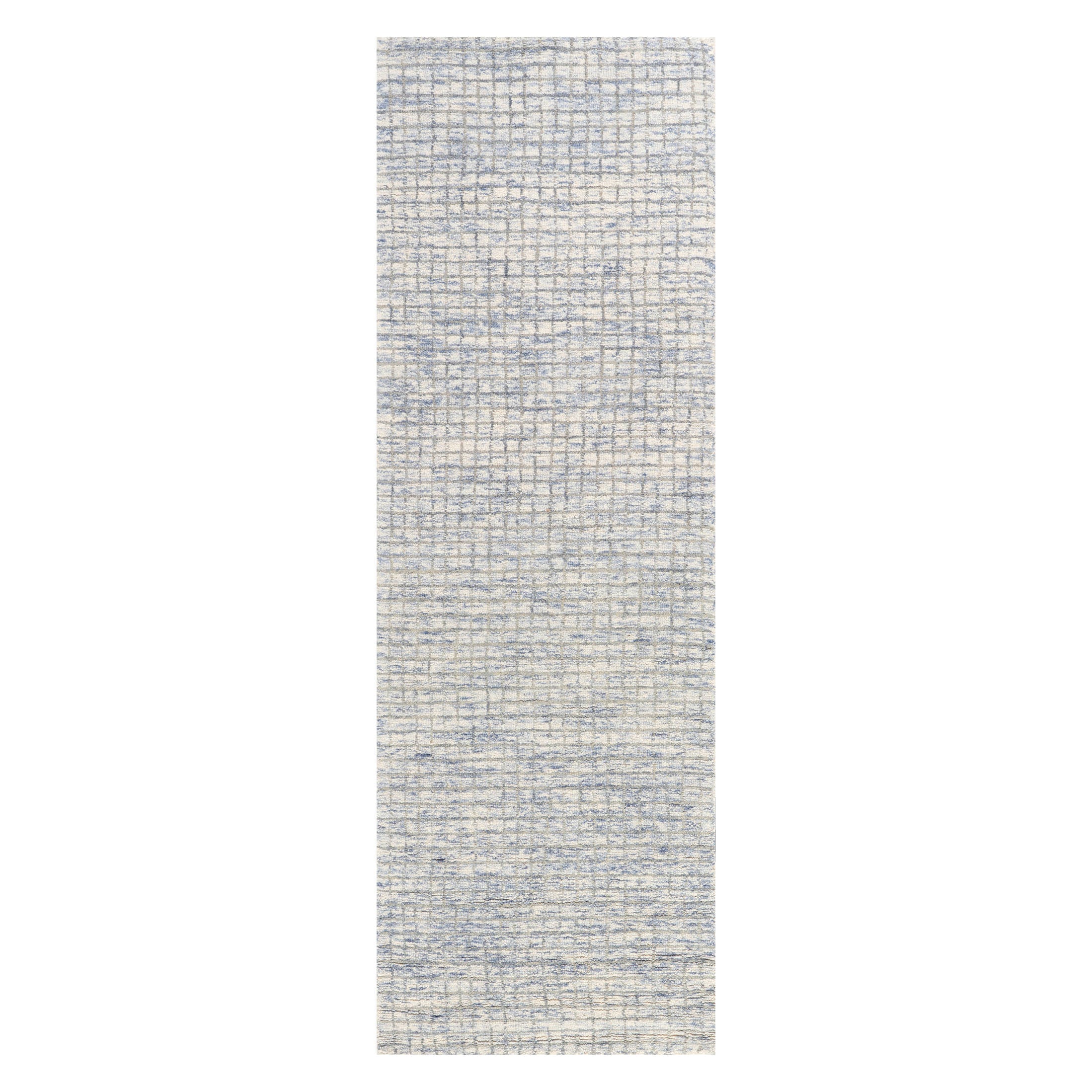Clayborne Hand Tufted Wool Rug | Light Blue & Grey - Image 2