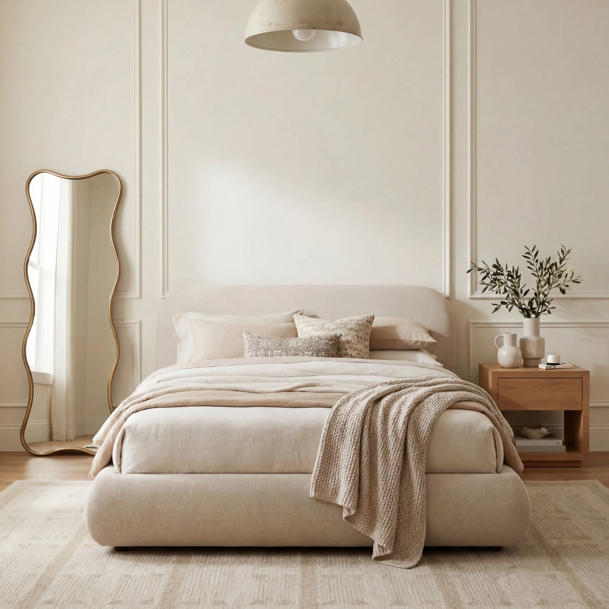 Merneia Bohemian Washable Rug | Natural - Image 3