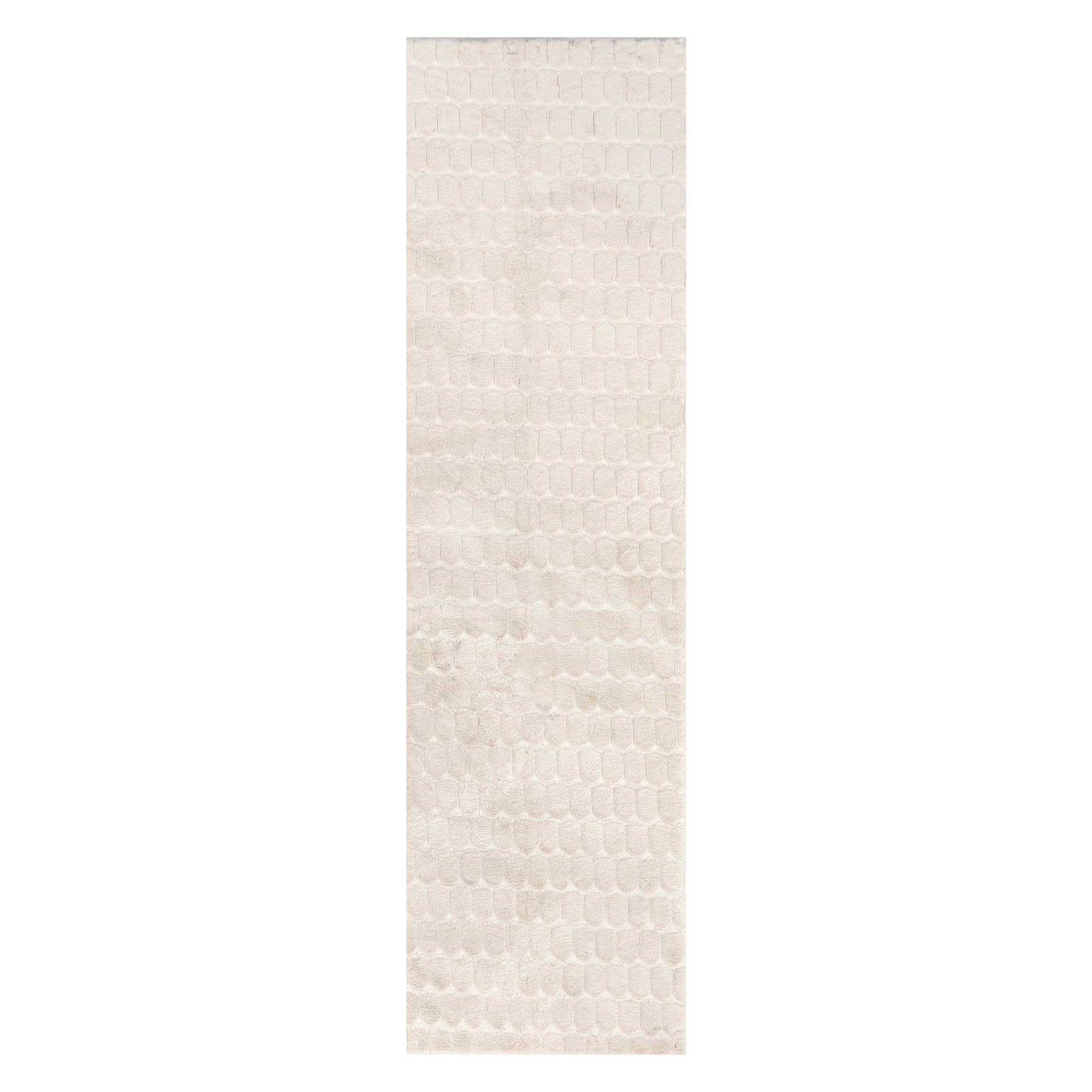 Reece Honeycomb Cloud Washable Rug | Beige - Image 2
