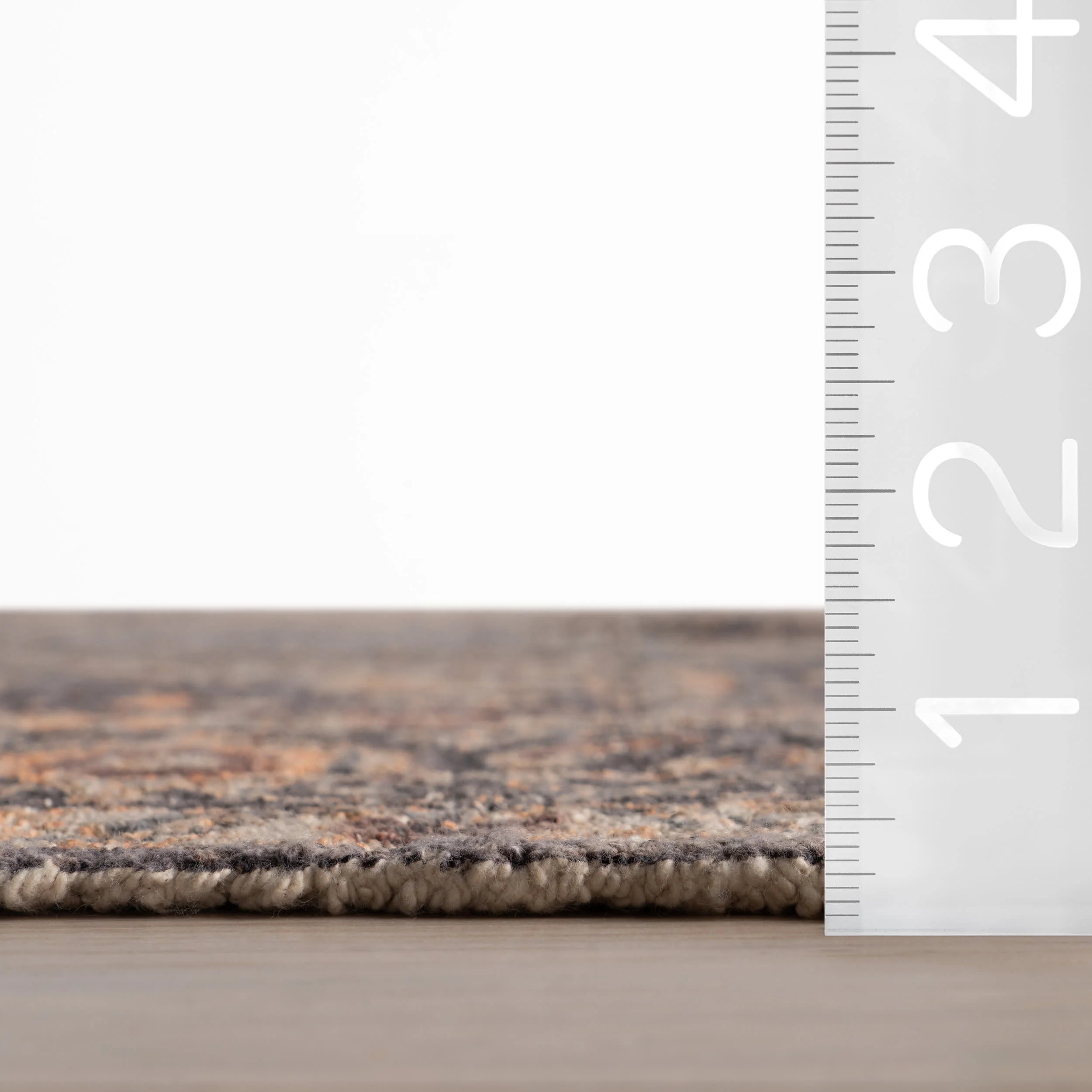 Mire Vintage Handmade Cotton Rug | Eggplant - Image 5