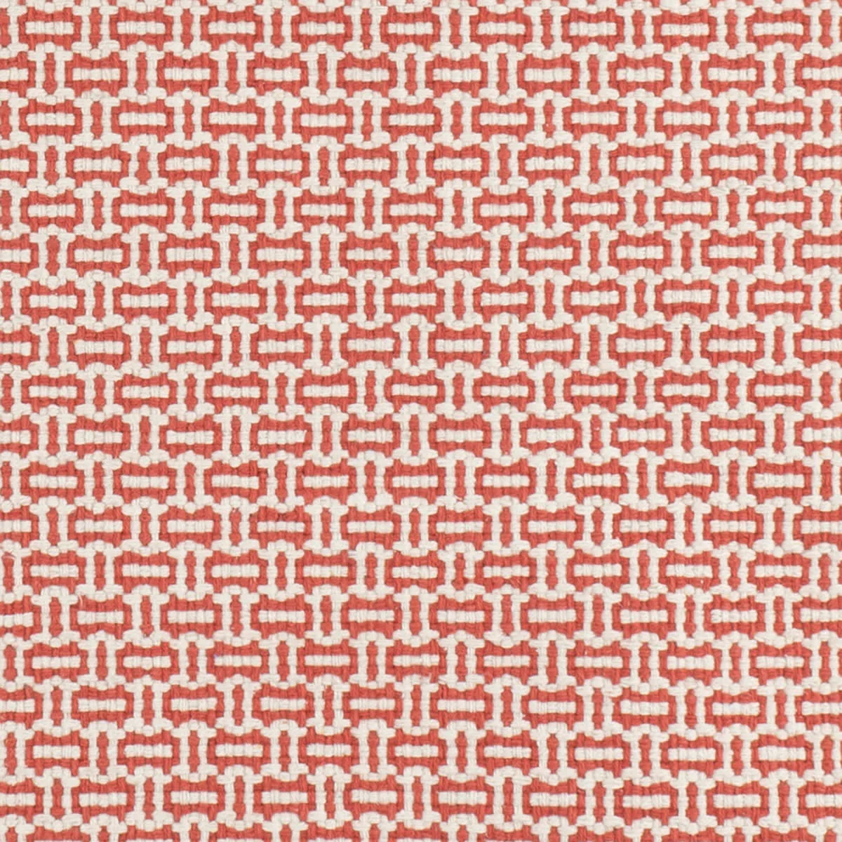 Miss Muffet Handwoven Cotton Rug Swatch | Paprika