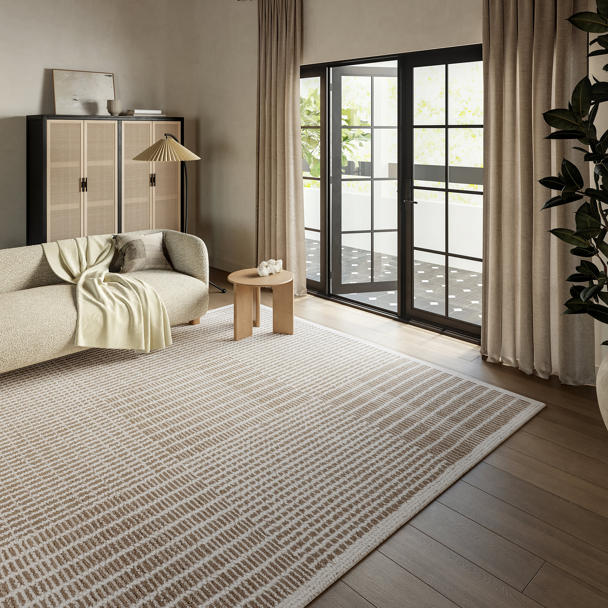 Stonehaven Hand Tufted Wool Rug | Taupe - Image 2