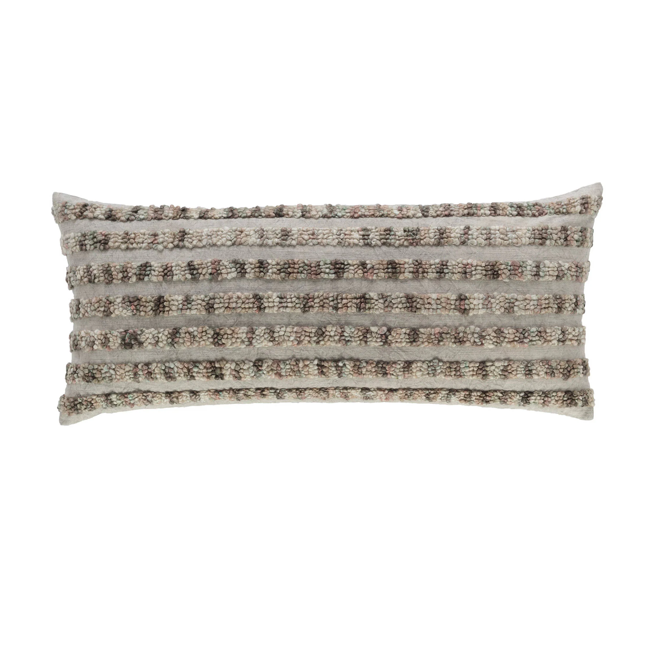 Moonstone Embroidered Decorative Pillow Cover | Neutral - Image 2