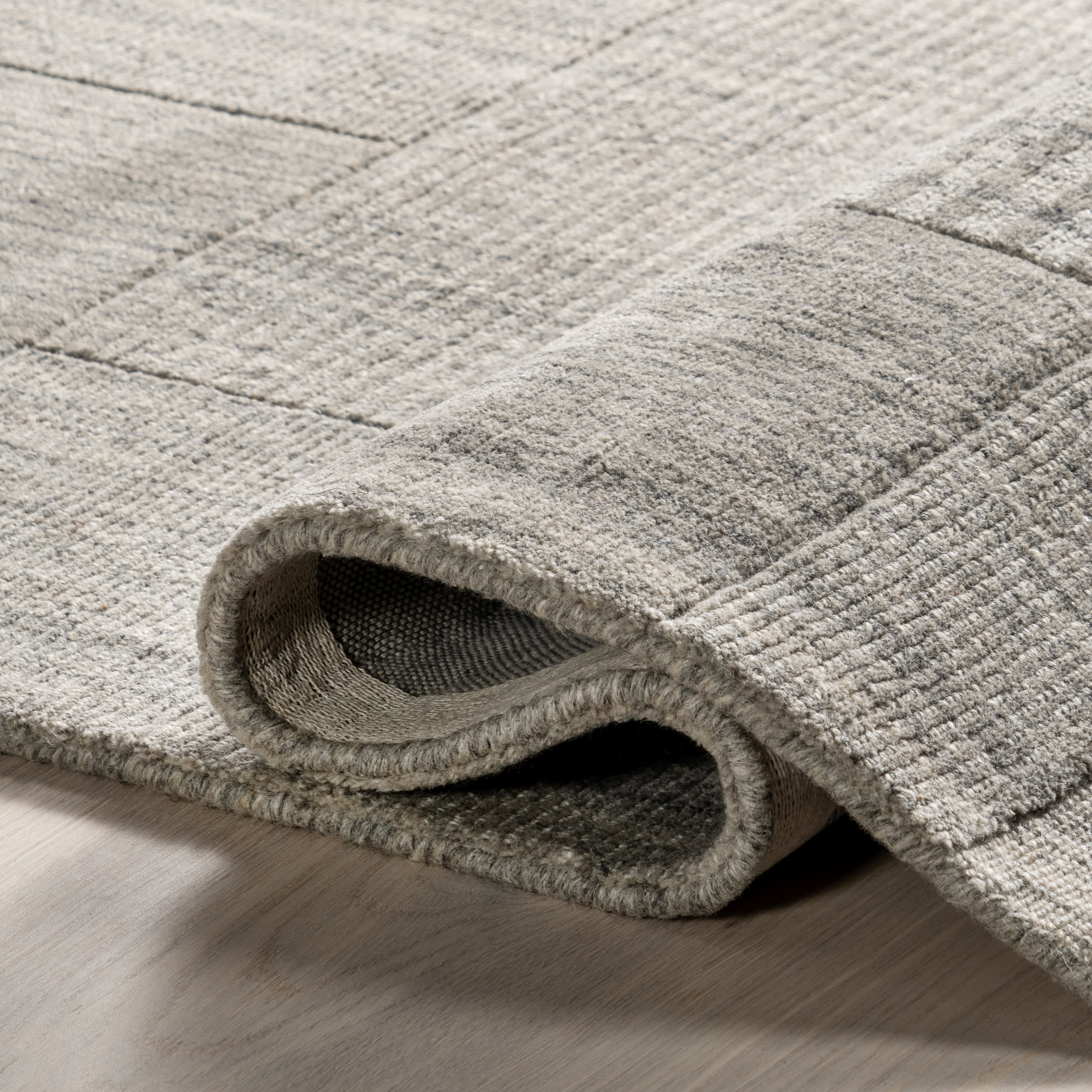 Fallow Hand Tufted Wool-Blend Rug | Light Grey - Image 8