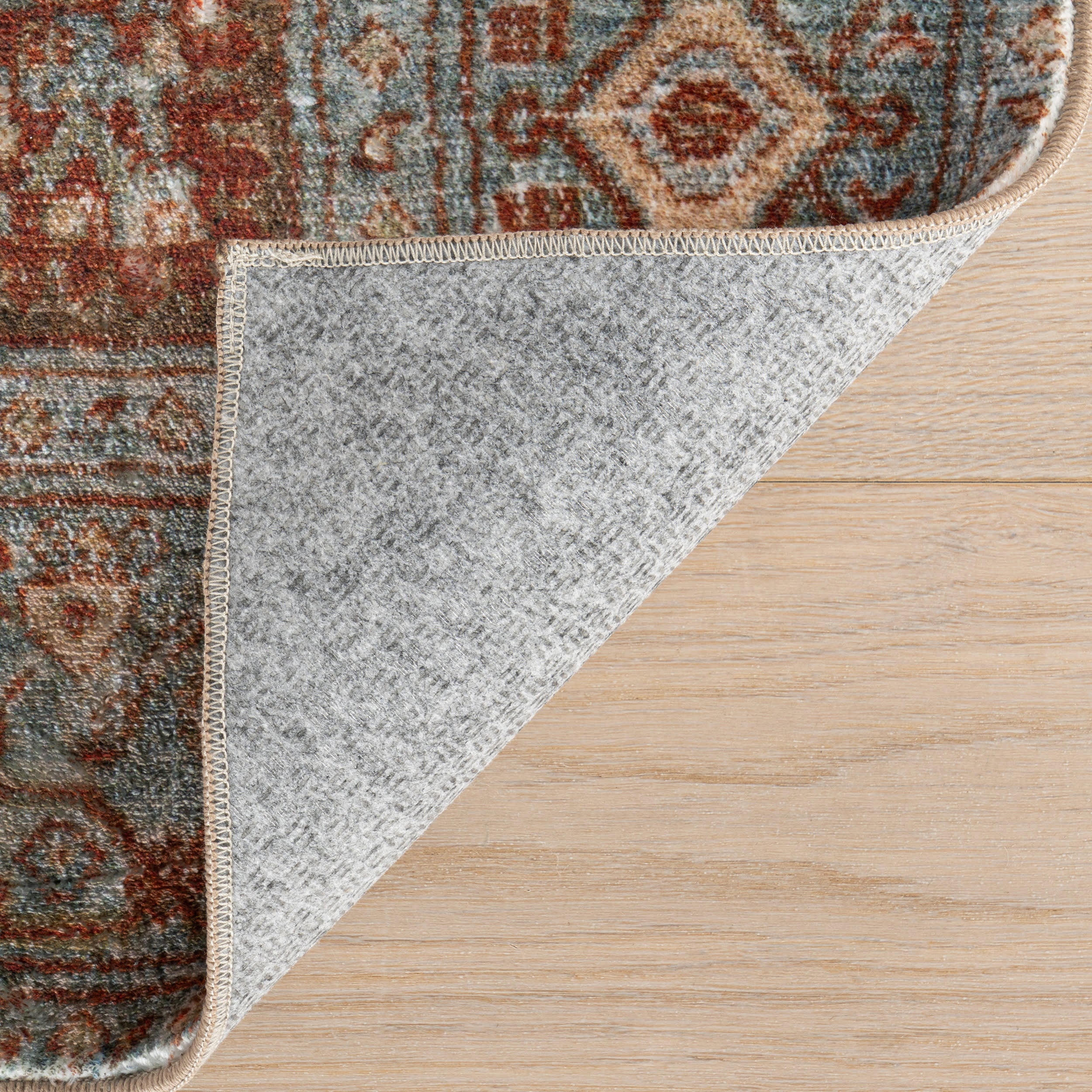Muril Medallion Washable Rug | Multicolor - Image 5