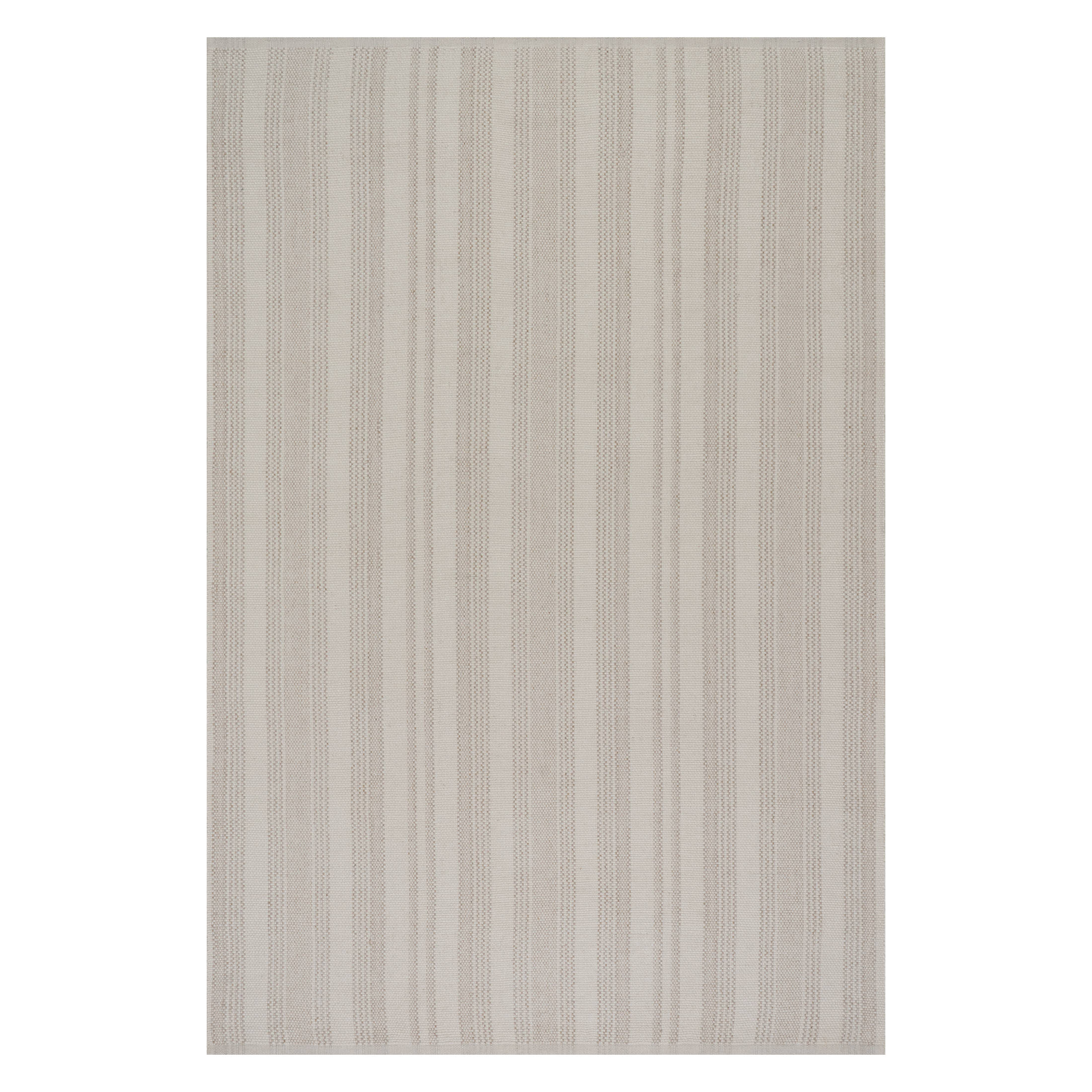 Nexel Striped Farmhouse Rug | Tan
