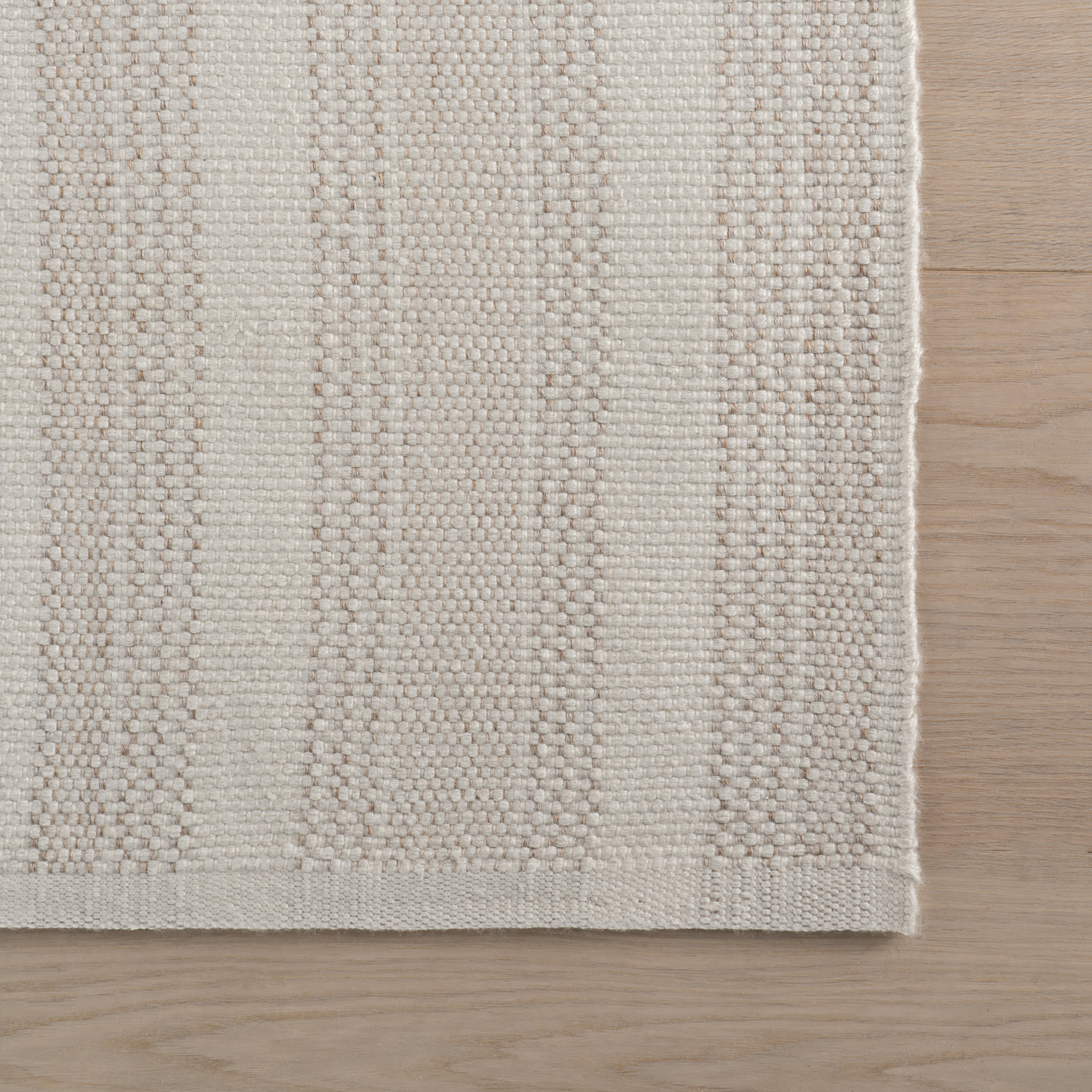 Nexel Striped Farmhouse Rug | Tan - Image 4