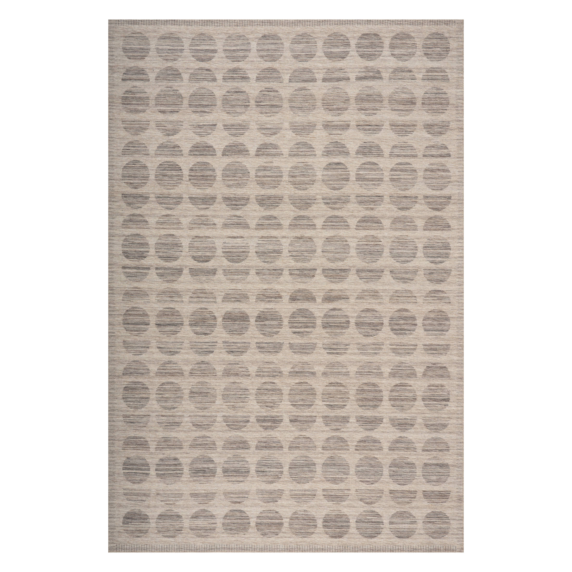 Nouran Modern Geometric Washable Rug | Brown