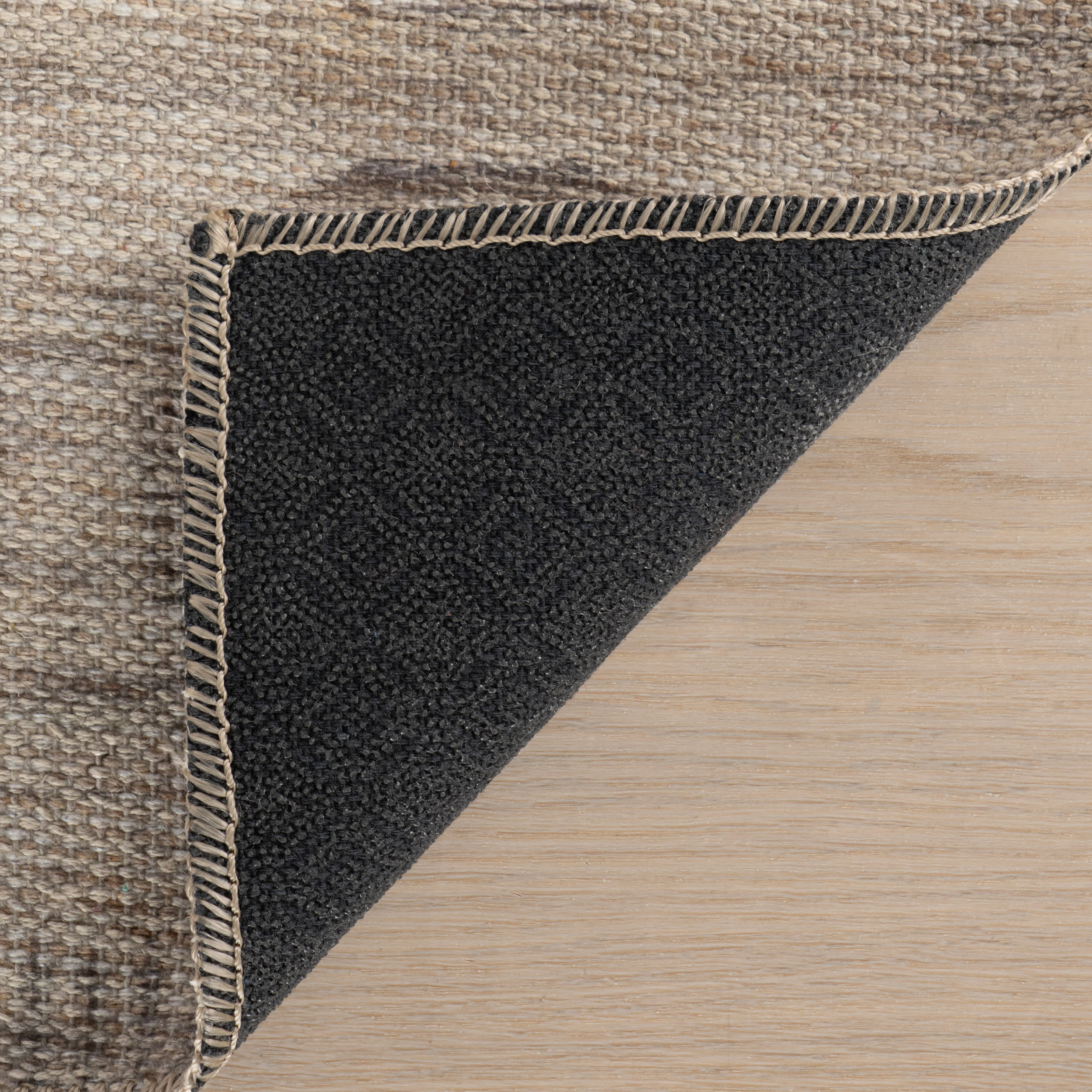 Nouran Modern Geometric Washable Rug | Brown - Image 5