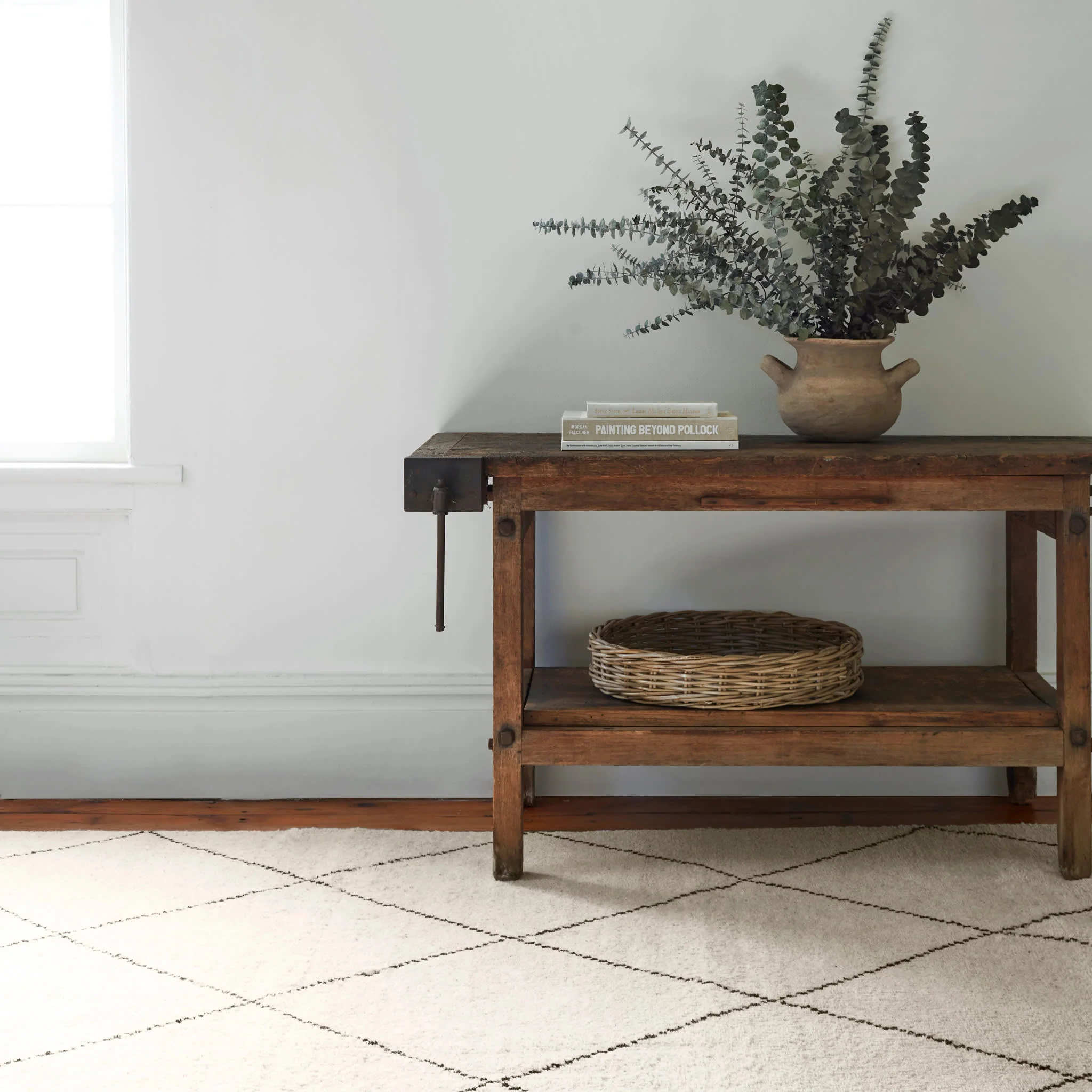 Numa Hand Knotted Wool Rug | Black - Image 5