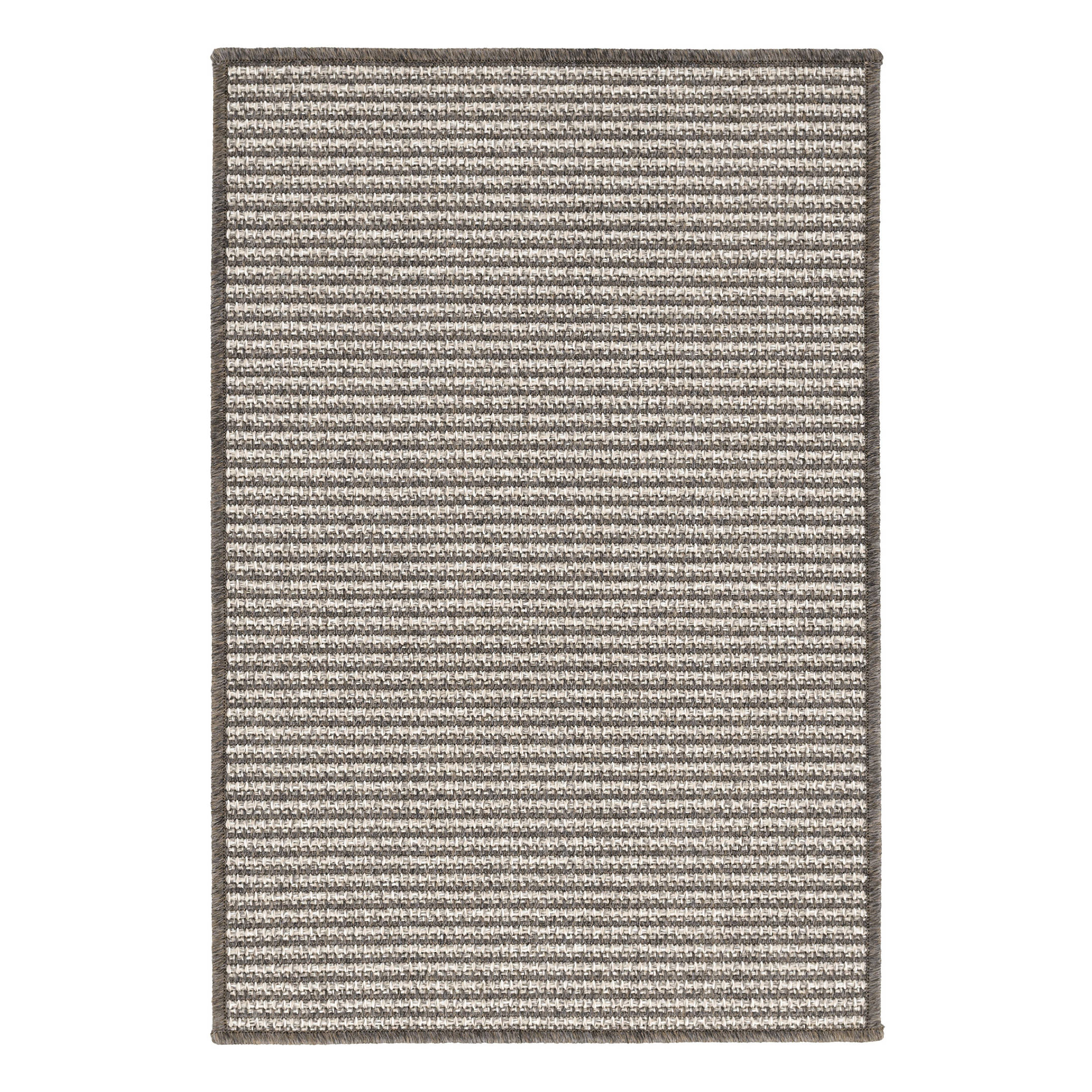 Oak Grove Woven Indoor/Outdoor Custom Rug | Charcoal