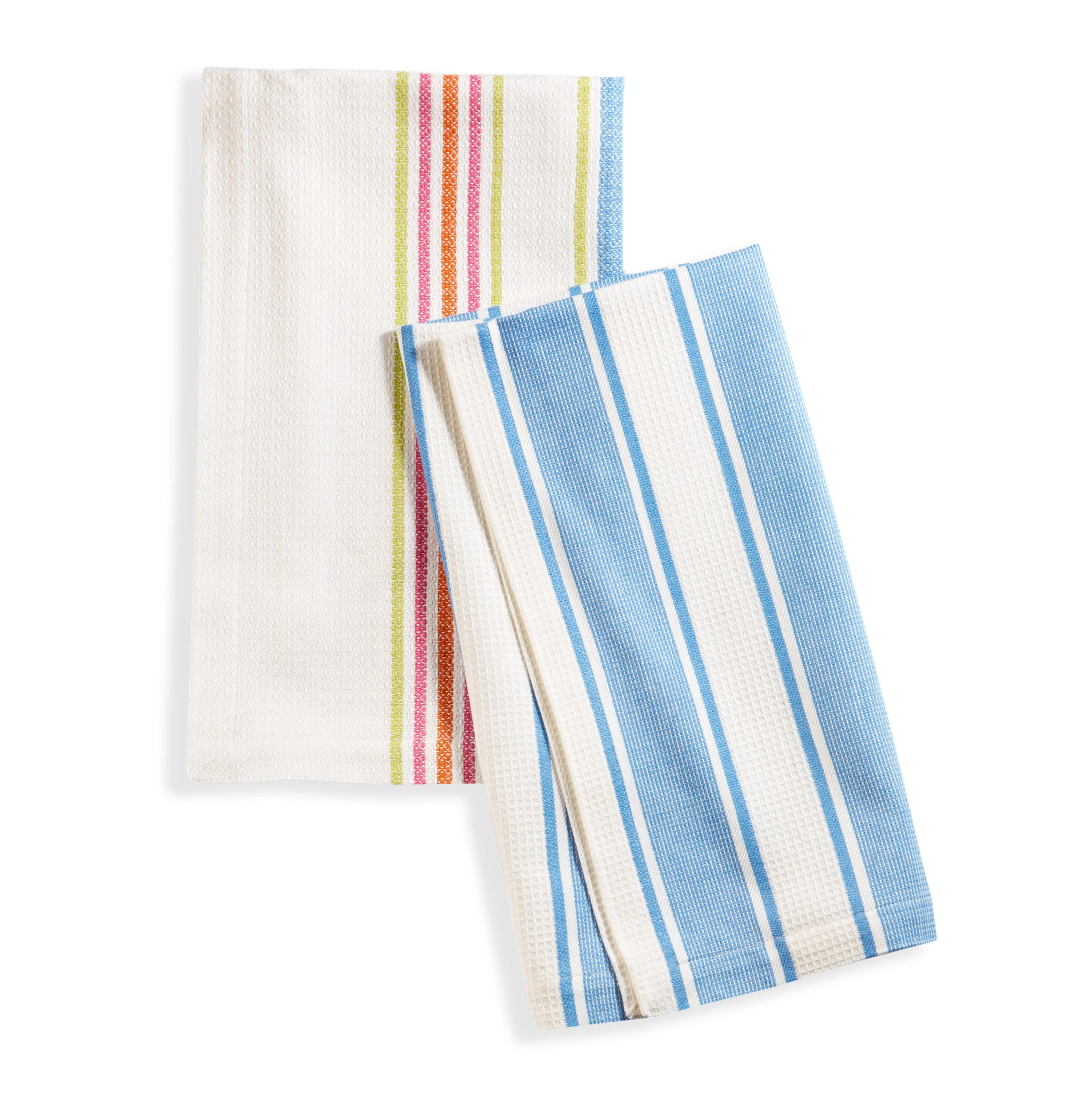 Oakes Stripe Tea Towel Set of 2 | French Blue