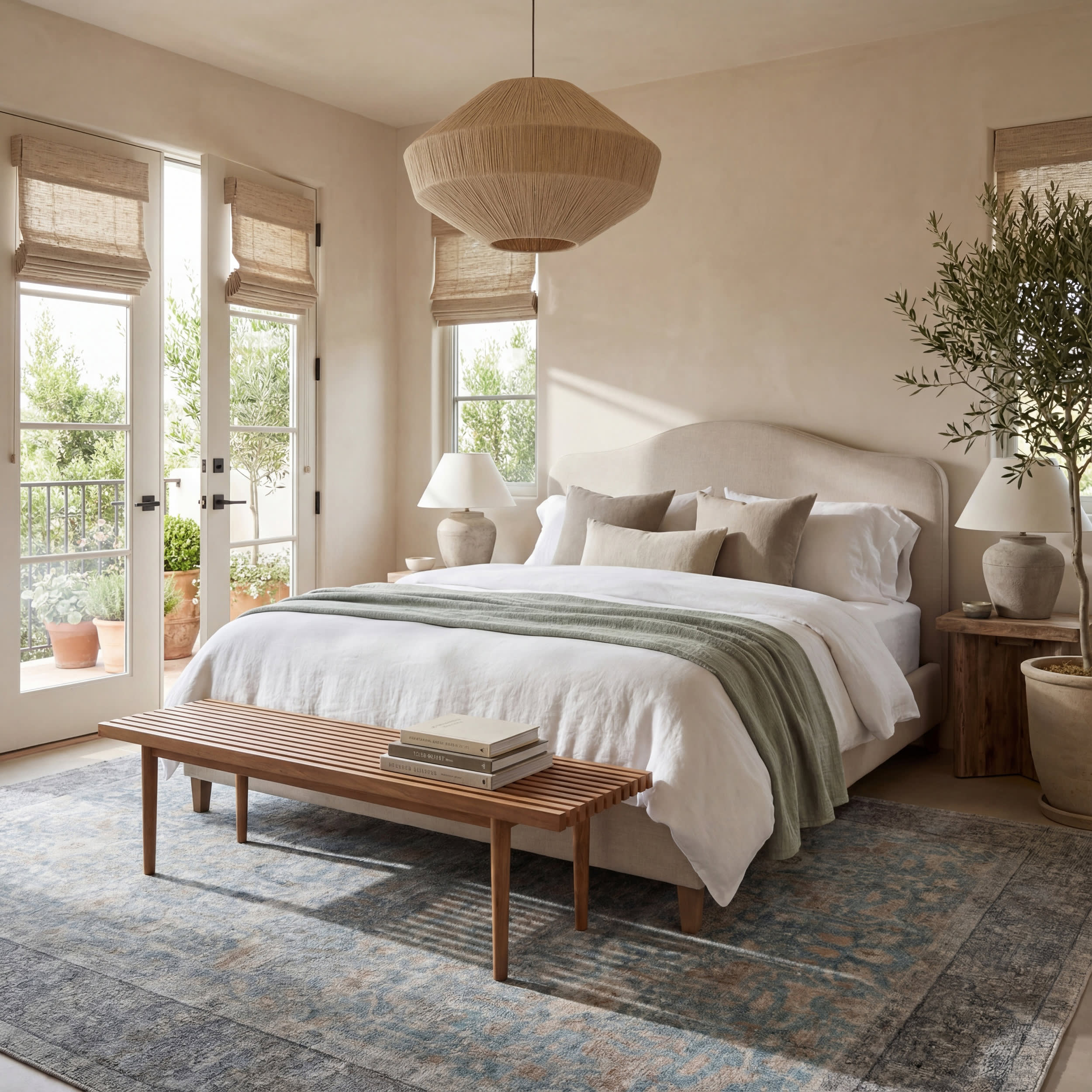 Corinne Vintage Washable Rug | Blue - Image 3